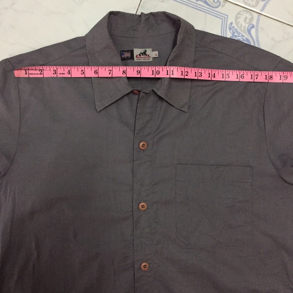 Other XLARGE Short Sleeve Button Up MADE IN USA Size US L / EU 52-54 / 3 - 24 Thumbnail