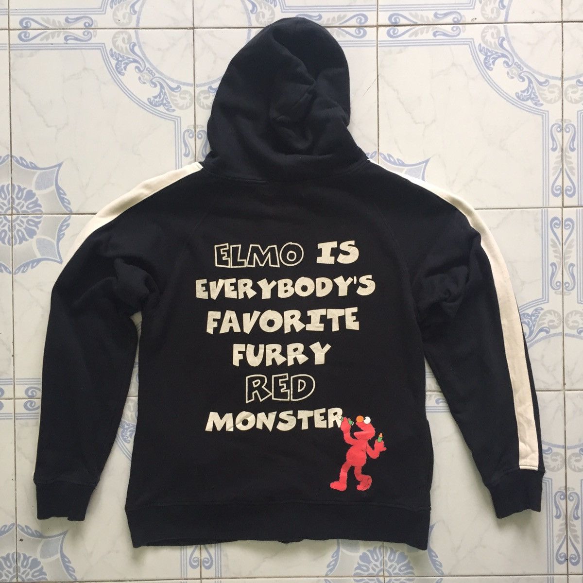 Anime Elmo Sesame Street Big Logo Zipper Hoodie Sweater Jacket Size US M / EU 48-50 / 2 - 1 Thumbnail