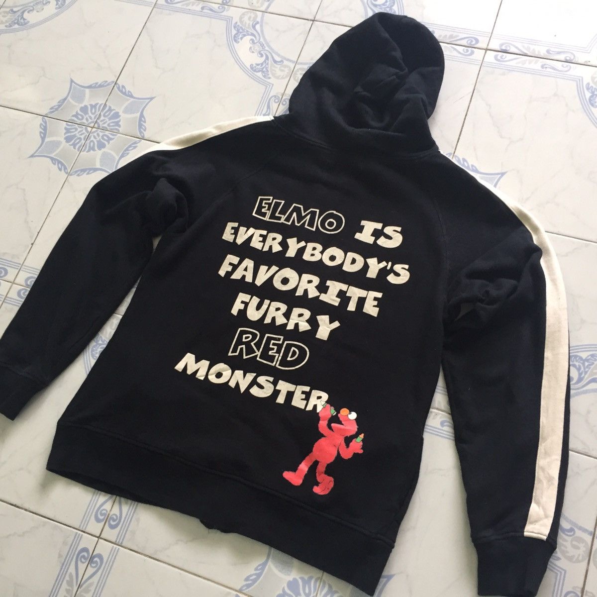 Anime Elmo Sesame Street Big Logo Zipper Hoodie Sweater Jacket Size US M / EU 48-50 / 2 - 4 Thumbnail