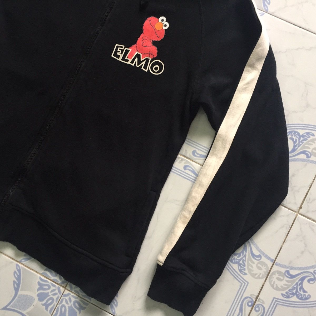 Anime Elmo Sesame Street Big Logo Zipper Hoodie Sweater Jacket Size US M / EU 48-50 / 2 - 7 Thumbnail