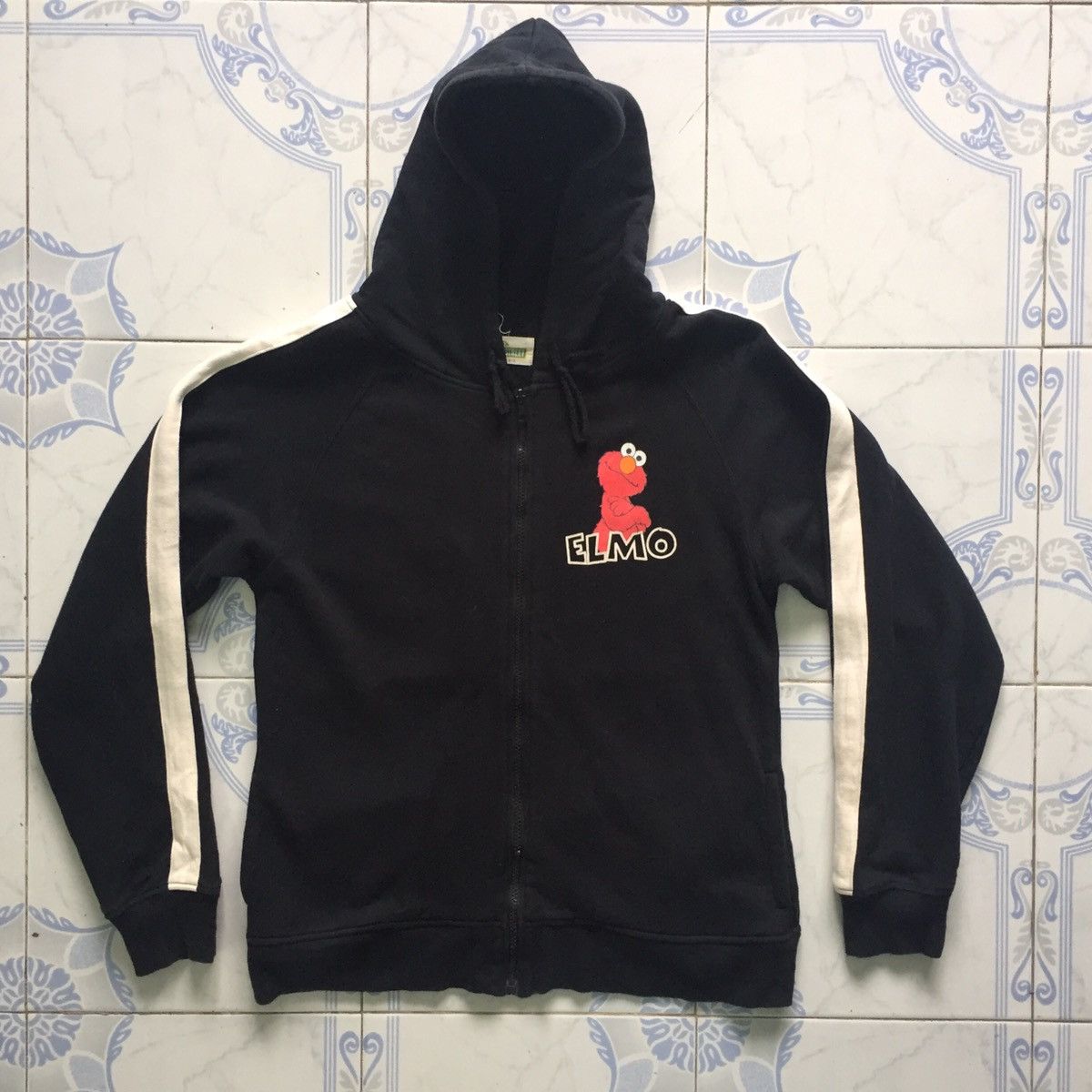 Anime Elmo Sesame Street Big Logo Zipper Hoodie Sweater Jacket Size US M / EU 48-50 / 2 - 5 Thumbnail