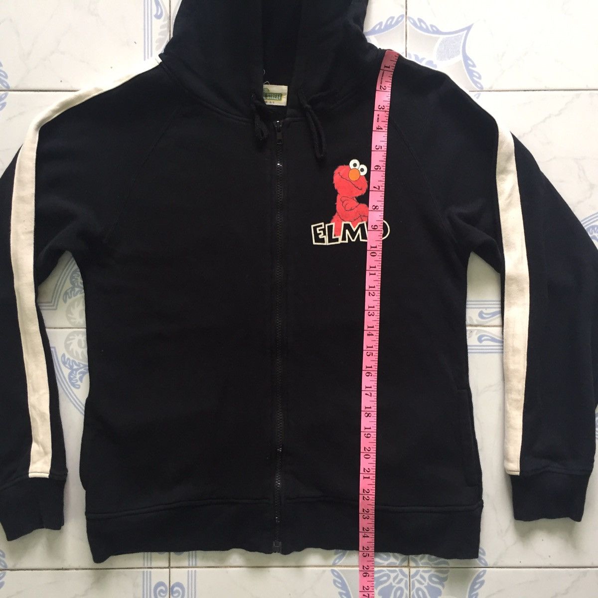 Anime Elmo Sesame Street Big Logo Zipper Hoodie Sweater Jacket Size US M / EU 48-50 / 2 - 18 Thumbnail