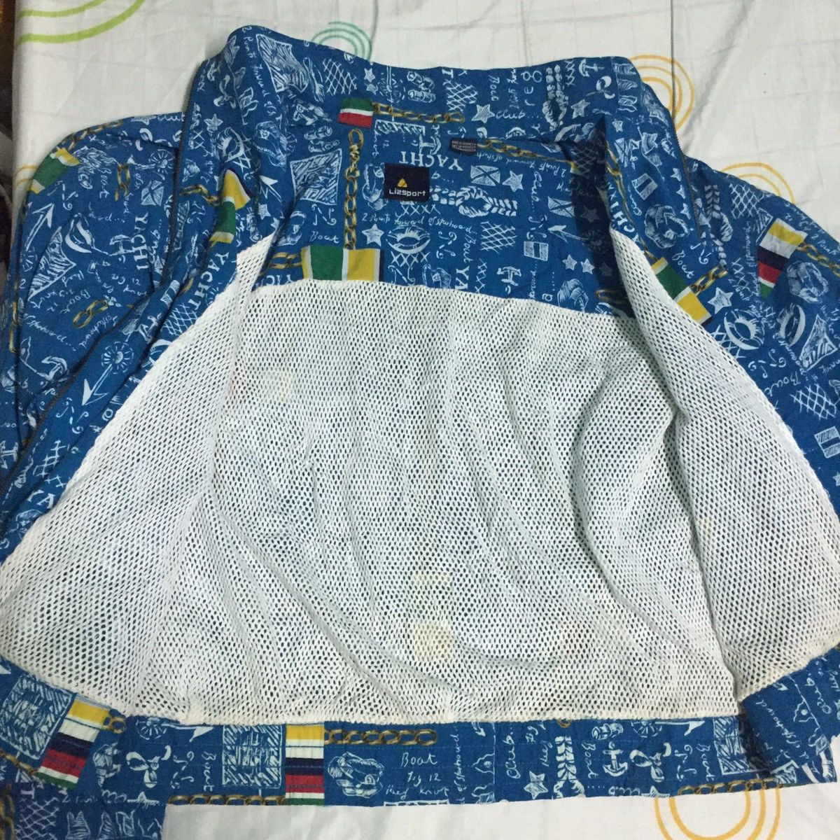 Japanese Brand Blue Full Decoration Yacth Jacket Zip Size US M / EU 48-50 / 2 - 5 Thumbnail
