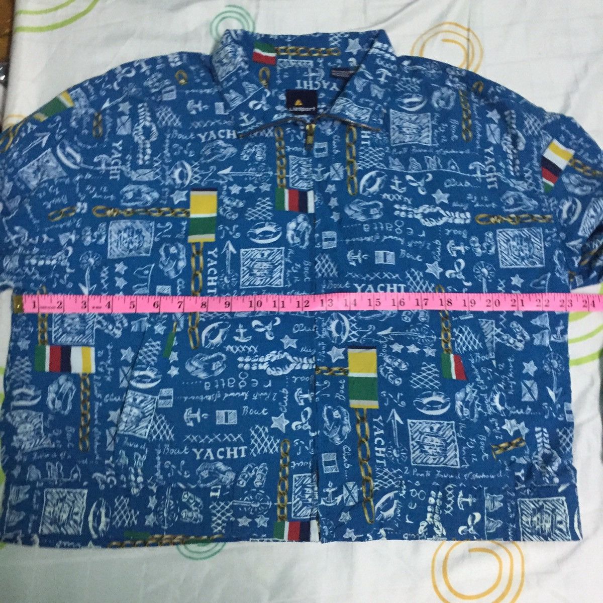 Japanese Brand Blue Full Decoration Yacth Jacket Zip Size US M / EU 48-50 / 2 - 7 Thumbnail