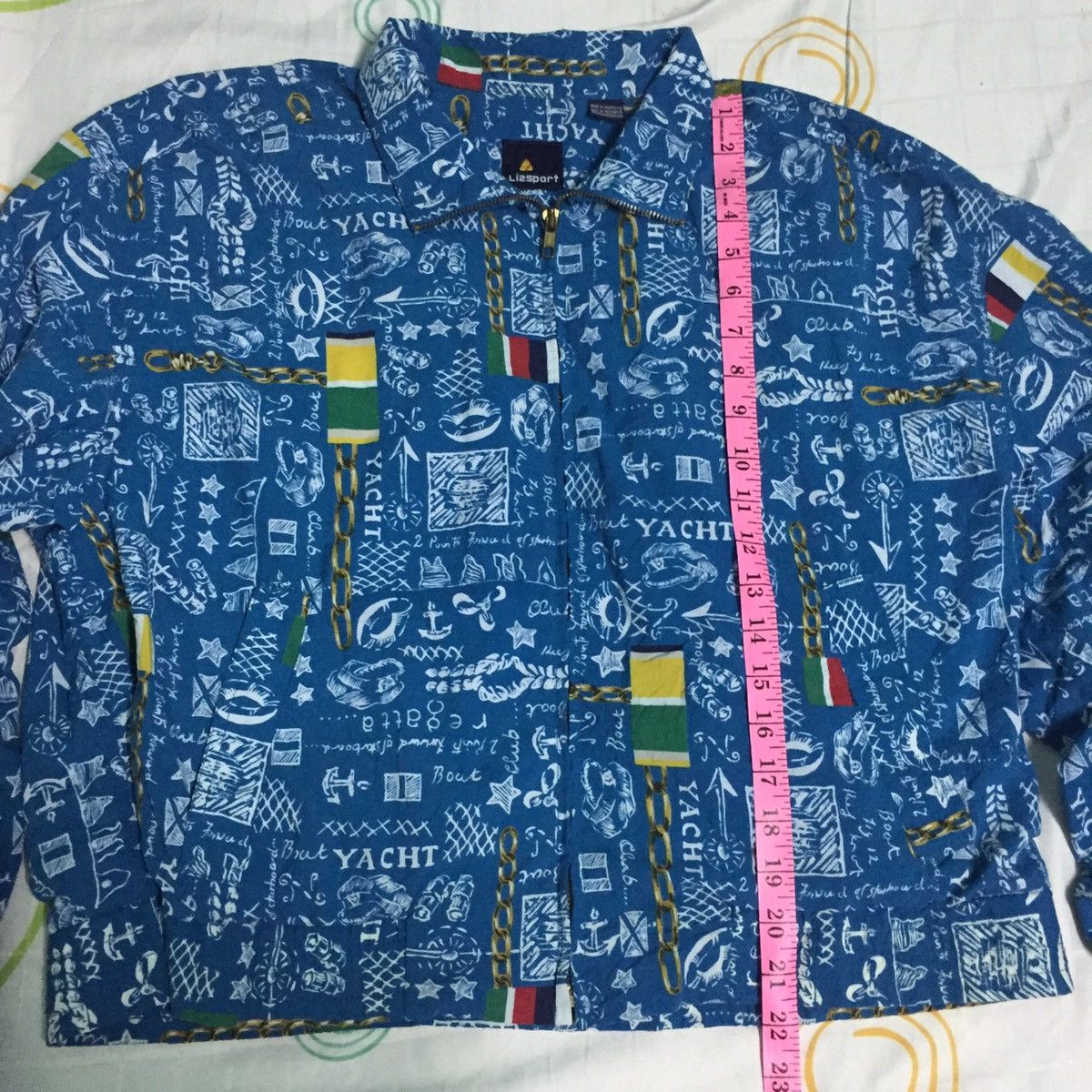Japanese Brand Blue Full Decoration Yacth Jacket Zip Size US M / EU 48-50 / 2 - 6 Thumbnail