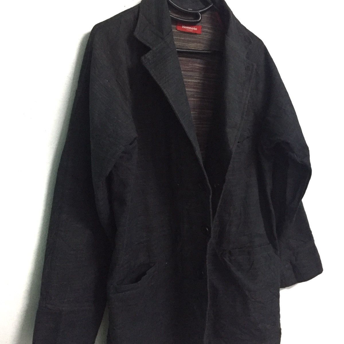 Japanese Brand Honnete Jacket Coat Fabrique en FRANCE Like Denim Material Size US S / EU 44-46 / 1 - 5 Thumbnail