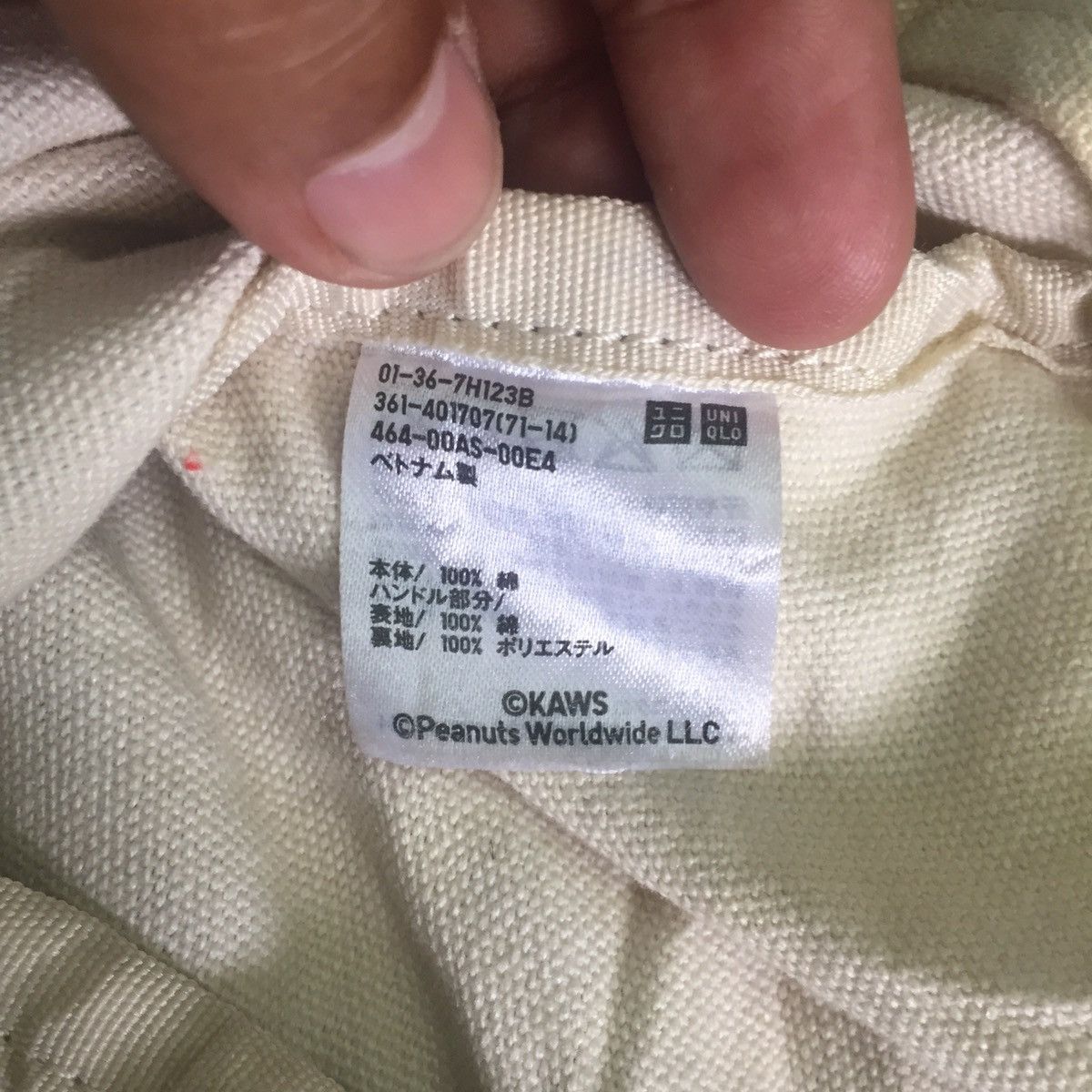 Kaws × Peanuts Kaws x Peanuts Tote Bag Size ONE SIZE - 17 Thumbnail