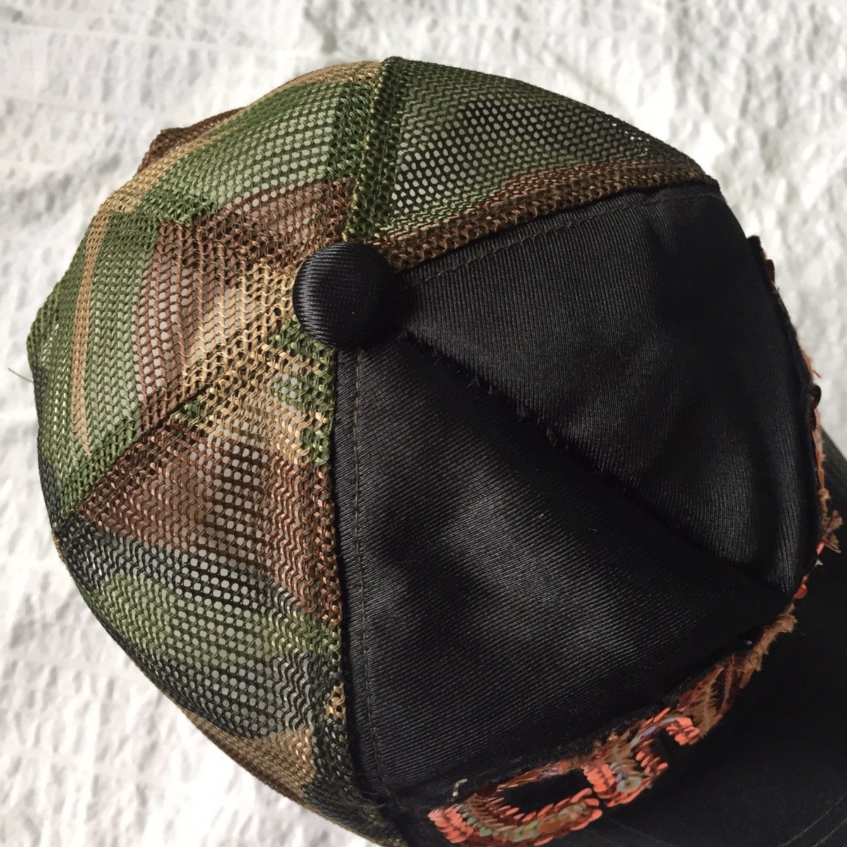 Japanese Brand Cheer Spellout Mesh Camo Cap Size ONE SIZE - 6 Thumbnail