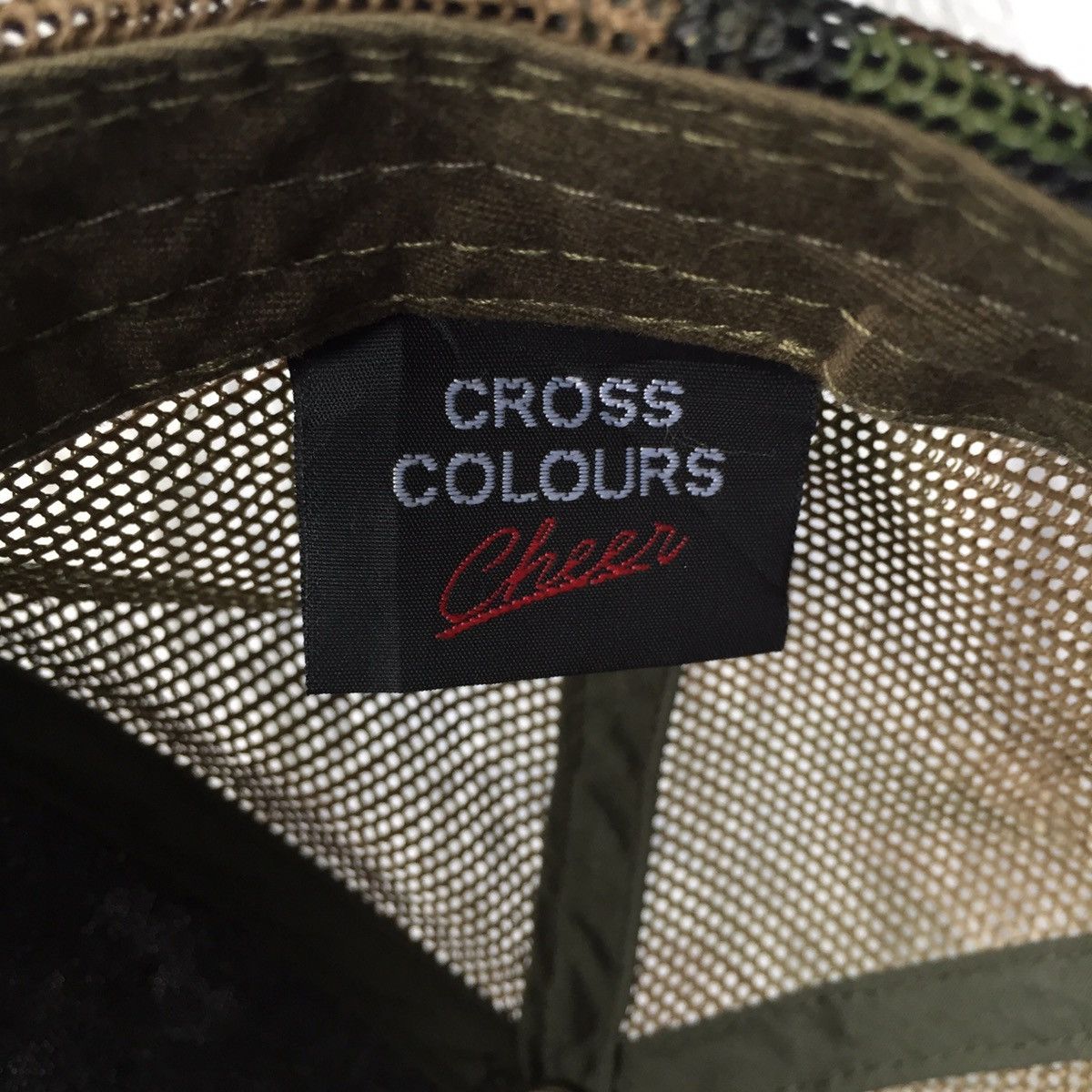 Japanese Brand Cheer Spellout Mesh Camo Cap Size ONE SIZE - 10 Thumbnail