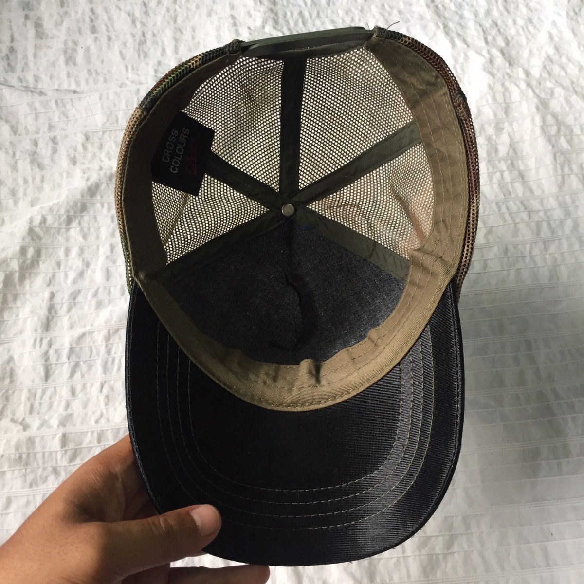 Japanese Brand Cheer Spellout Mesh Camo Cap Size ONE SIZE - 8 Thumbnail