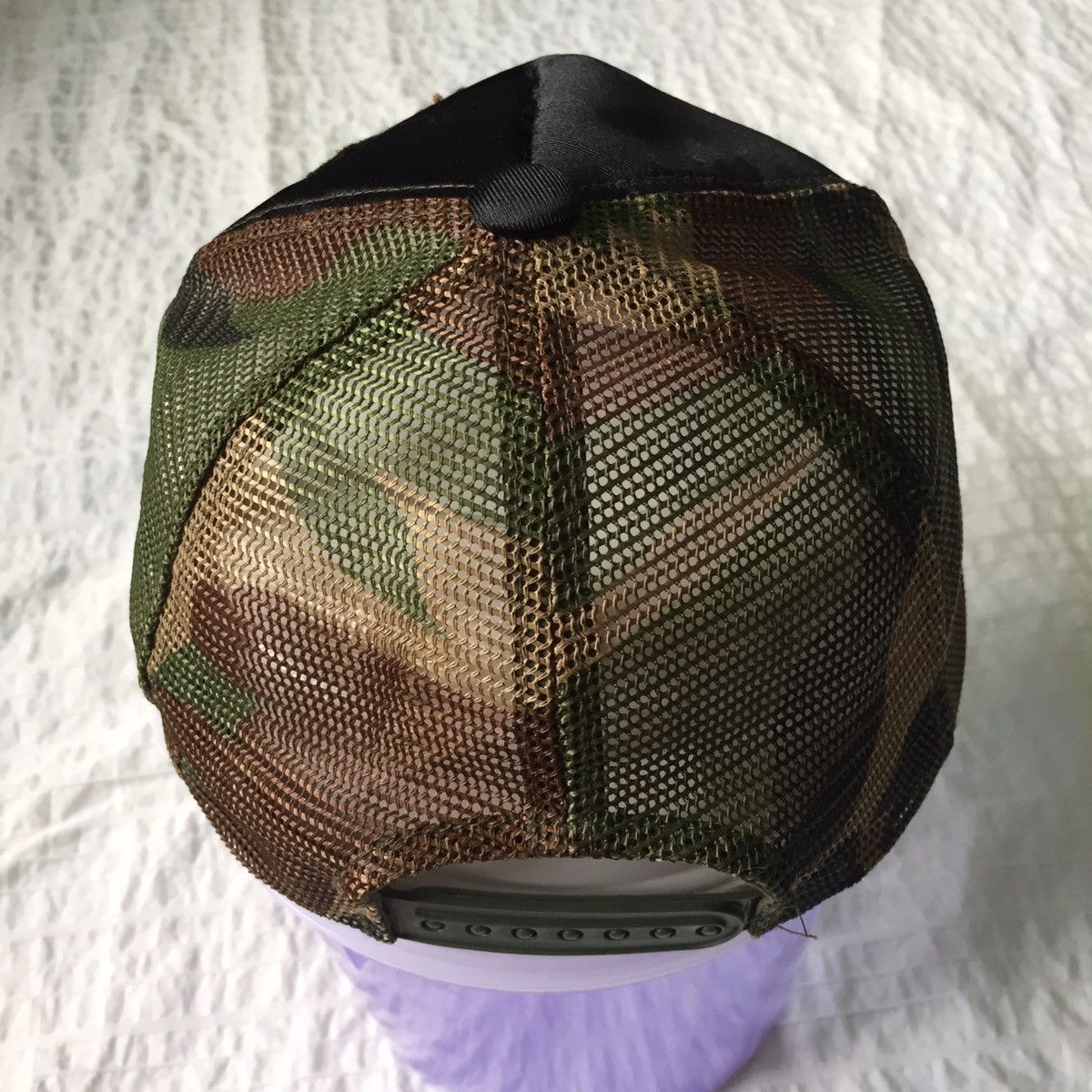 Japanese Brand Cheer Spellout Mesh Camo Cap Size ONE SIZE - 4 Thumbnail