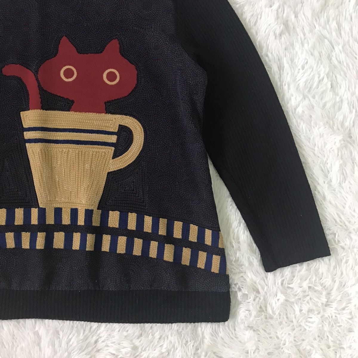 Japanese Brand × Other Bell chu Very Cats Sweater Sweatshirt Pleated Size US M / EU 48-50 / 2 - 3 Thumbnail