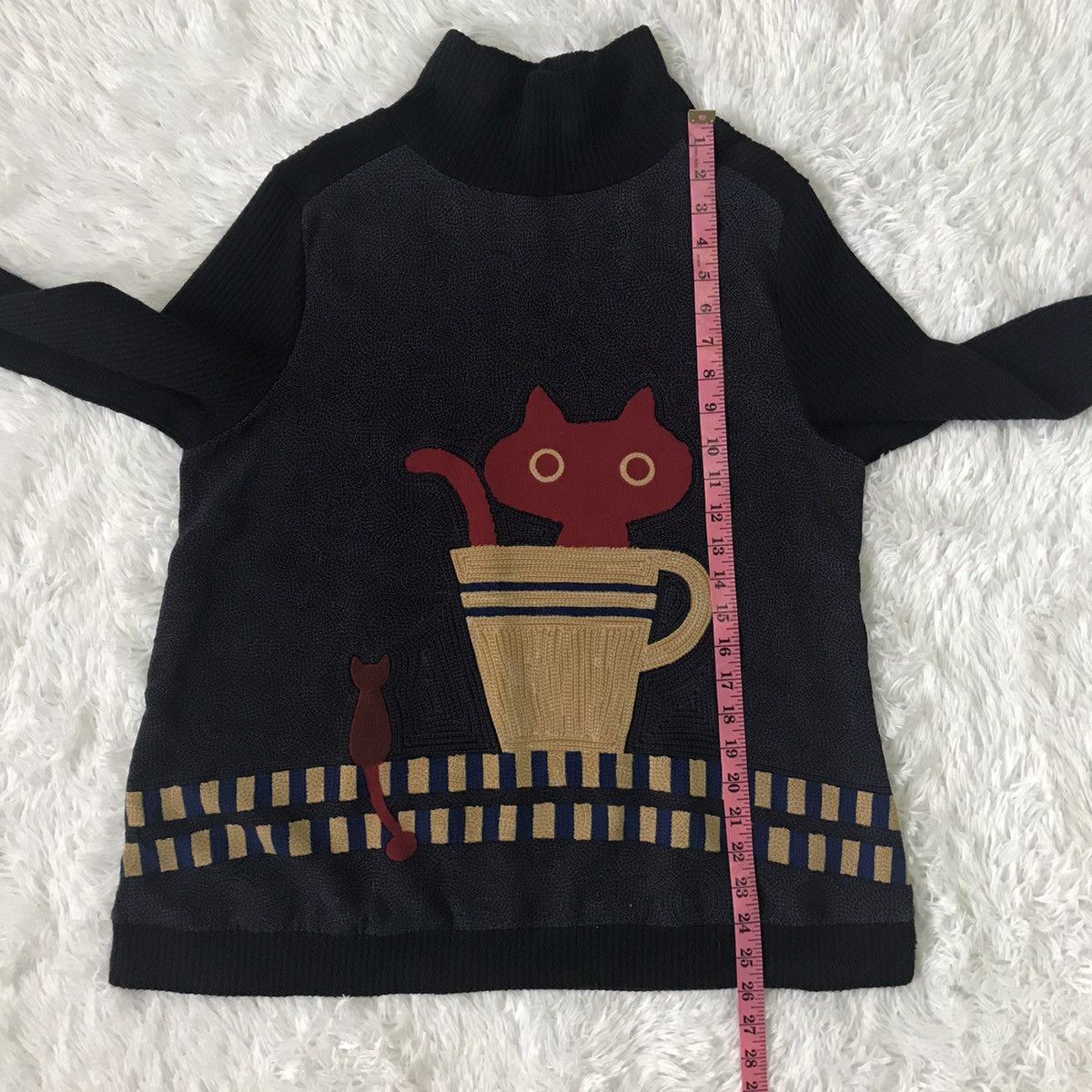 Japanese Brand × Other Bell chu Very Cats Sweater Sweatshirt Pleated Size US M / EU 48-50 / 2 - 17 Thumbnail