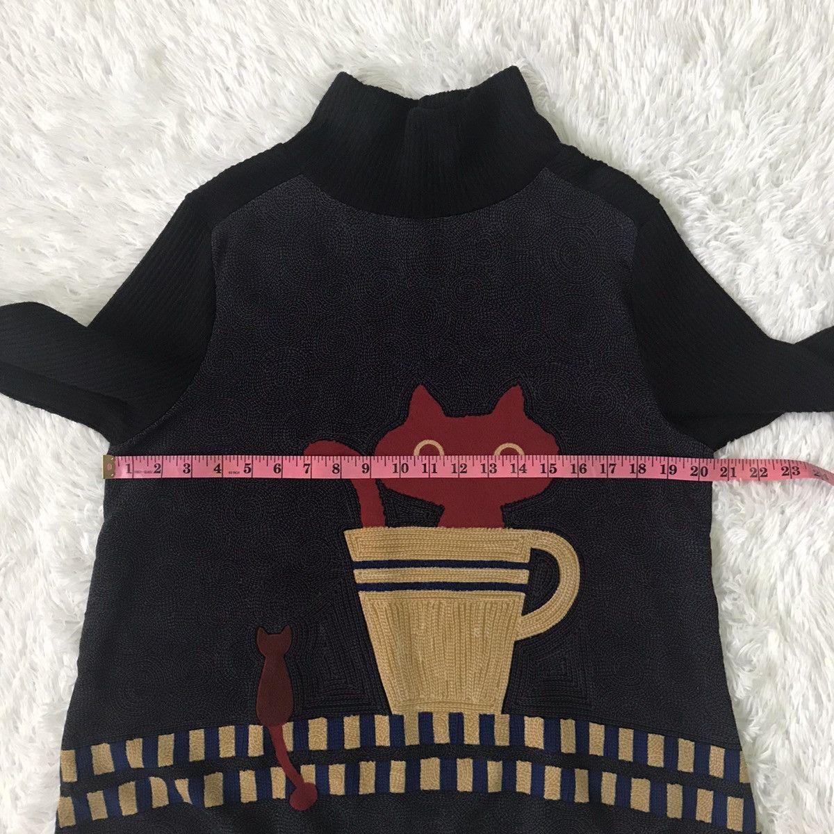 Japanese Brand × Other Bell chu Very Cats Sweater Sweatshirt Pleated Size US M / EU 48-50 / 2 - 16 Thumbnail