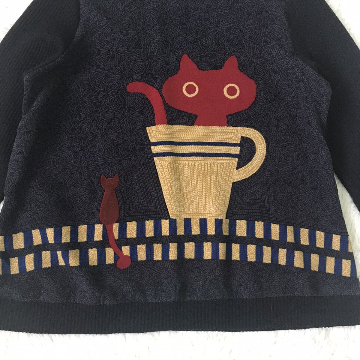 Japanese Brand × Other Bell chu Very Cats Sweater Sweatshirt Pleated Size US M / EU 48-50 / 2 - 7 Thumbnail