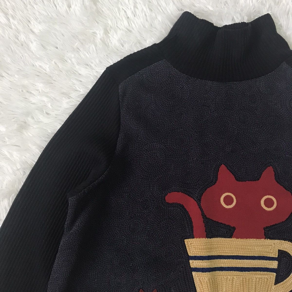 Japanese Brand × Other Bell chu Very Cats Sweater Sweatshirt Pleated Size US M / EU 48-50 / 2 - 5 Thumbnail