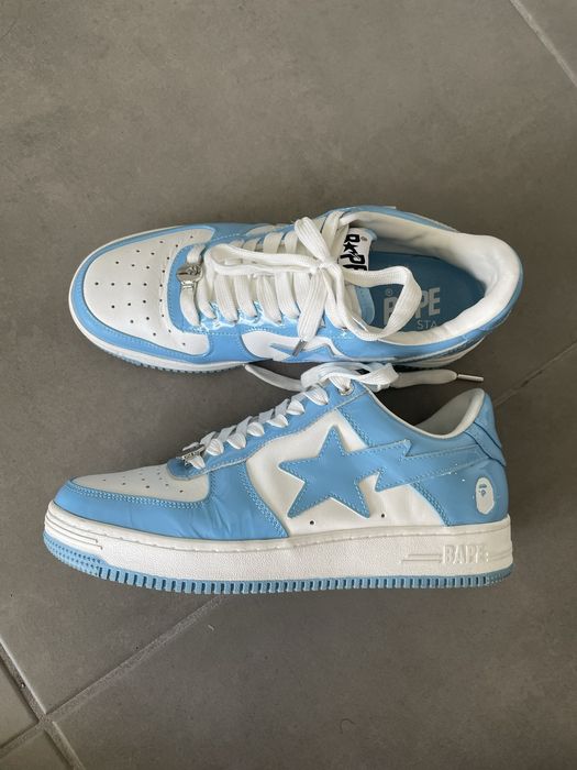 Bape Bapesta Baby Blue | Grailed