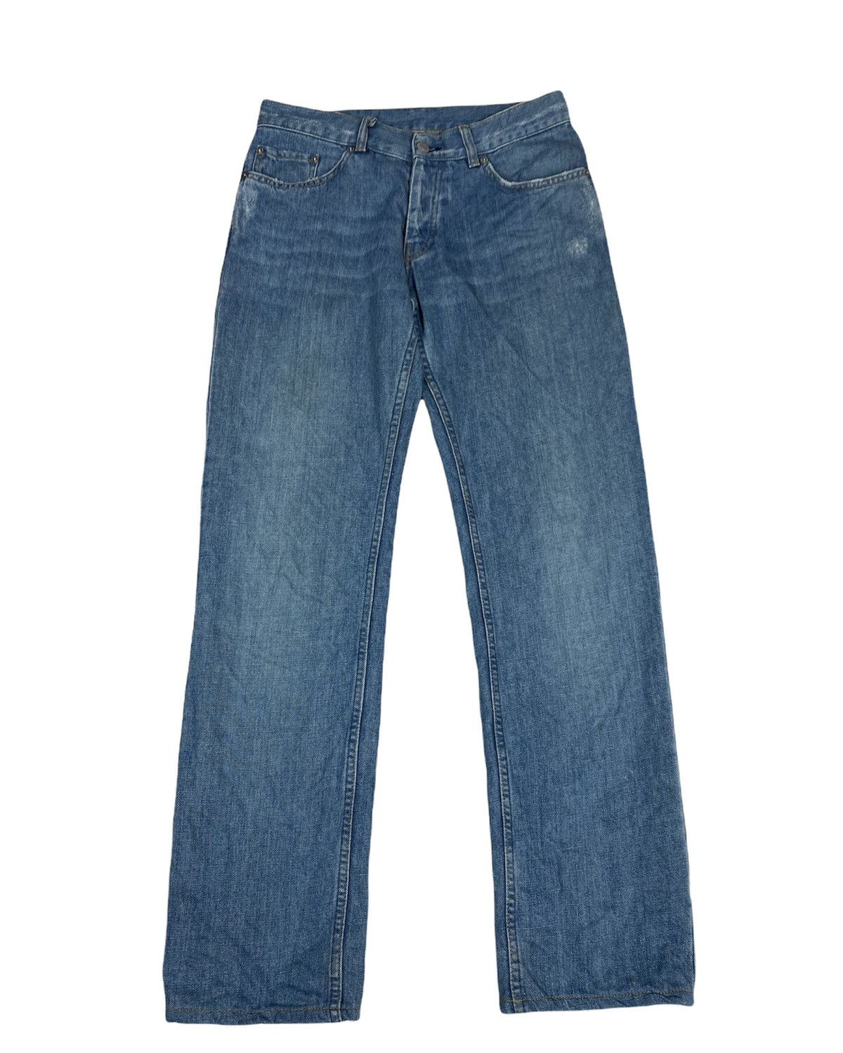 Helmut Lang Vintage Helmut Lang Distressed Denim S046 Size US 30 / EU 46 - 1 Thumbnail