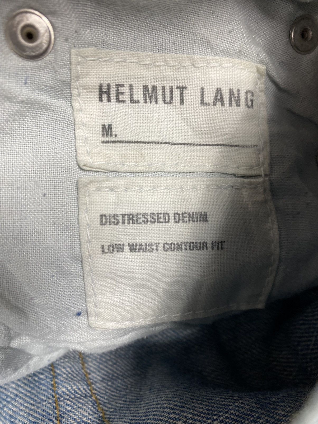 Helmut Lang Vintage Helmut Lang Distressed Denim S046 Size US 30 / EU 46 - 13 Thumbnail
