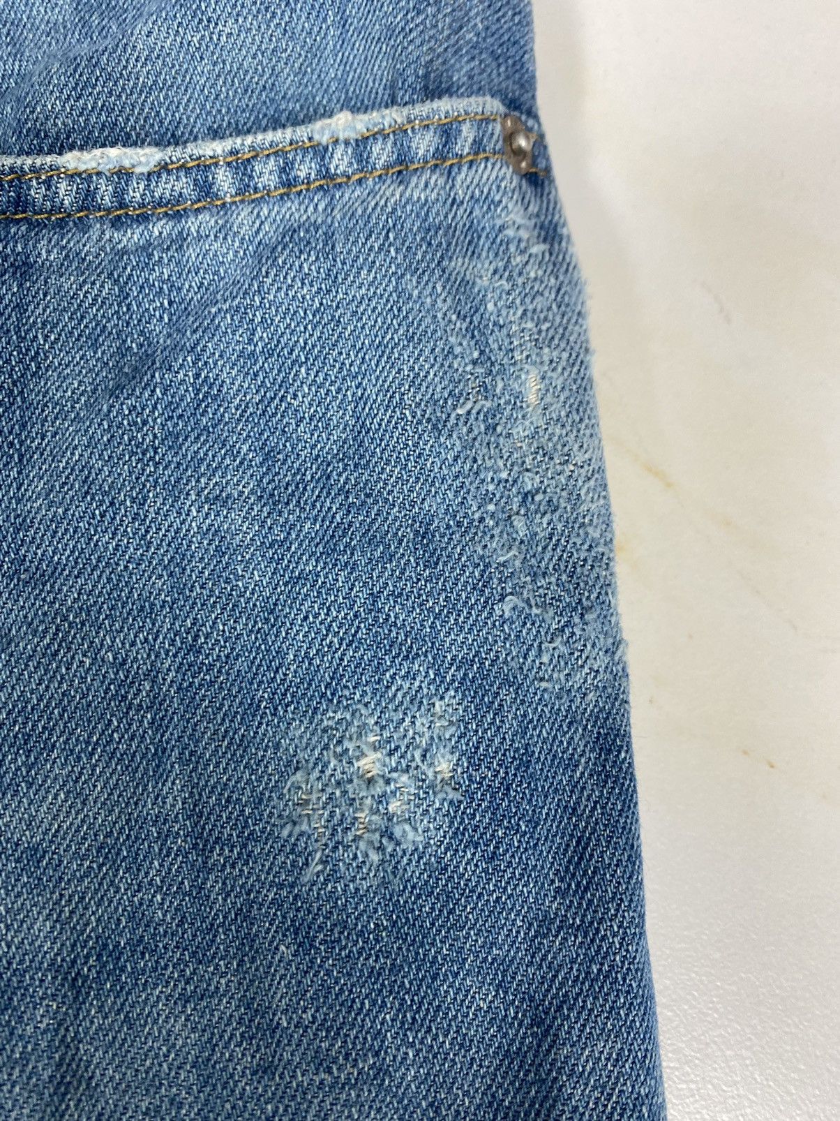 Helmut Lang Vintage Helmut Lang Distressed Denim S046 Size US 30 / EU 46 - 4 Thumbnail