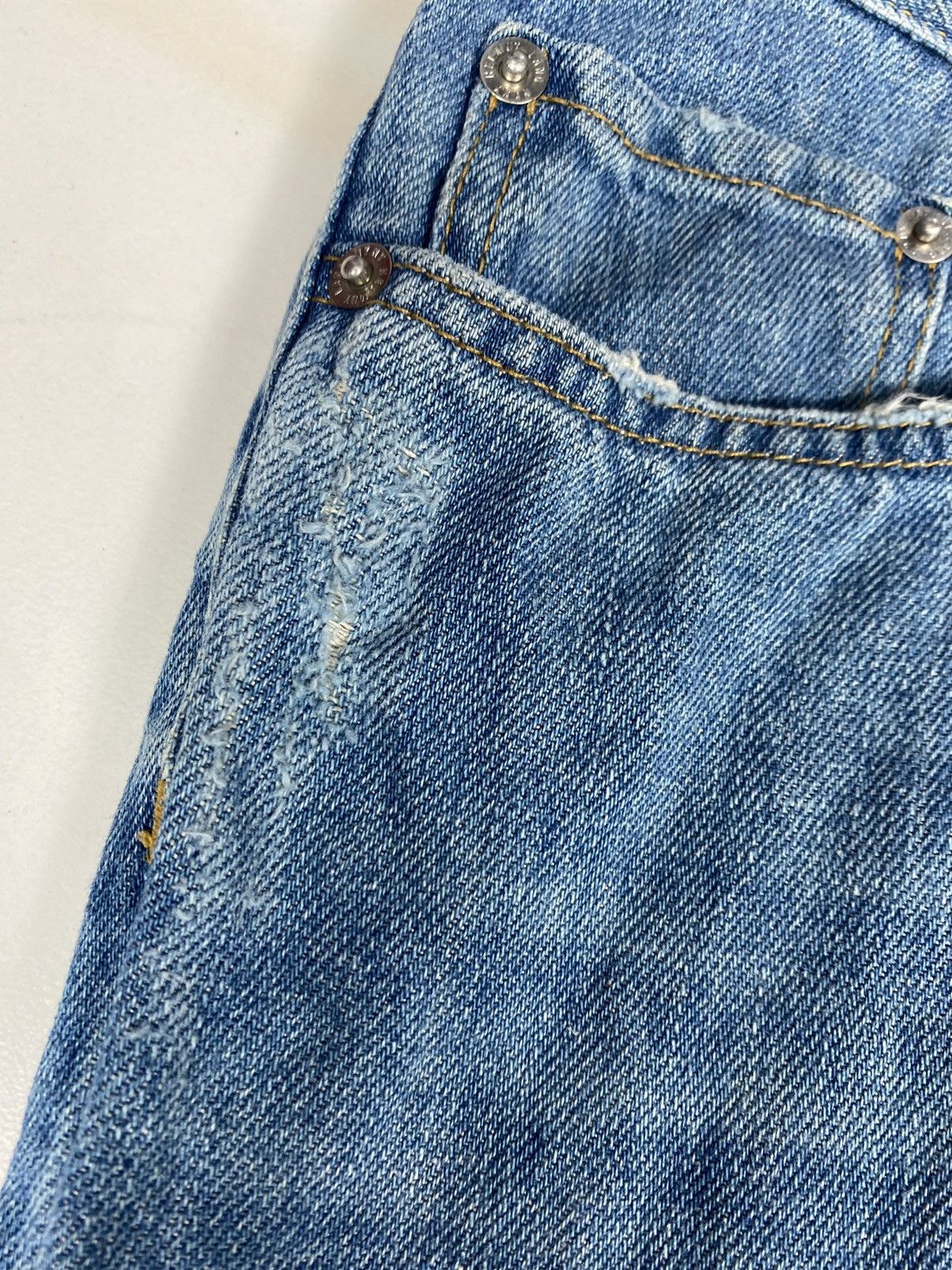Helmut Lang Vintage Helmut Lang Distressed Denim S046 Size US 30 / EU 46 - 5 Thumbnail