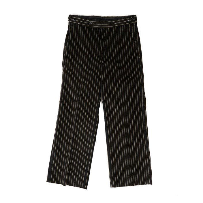 Needles Side Tab Trouser - Black Velveteen Size US 32 / EU 48 - 2 Thumbnail