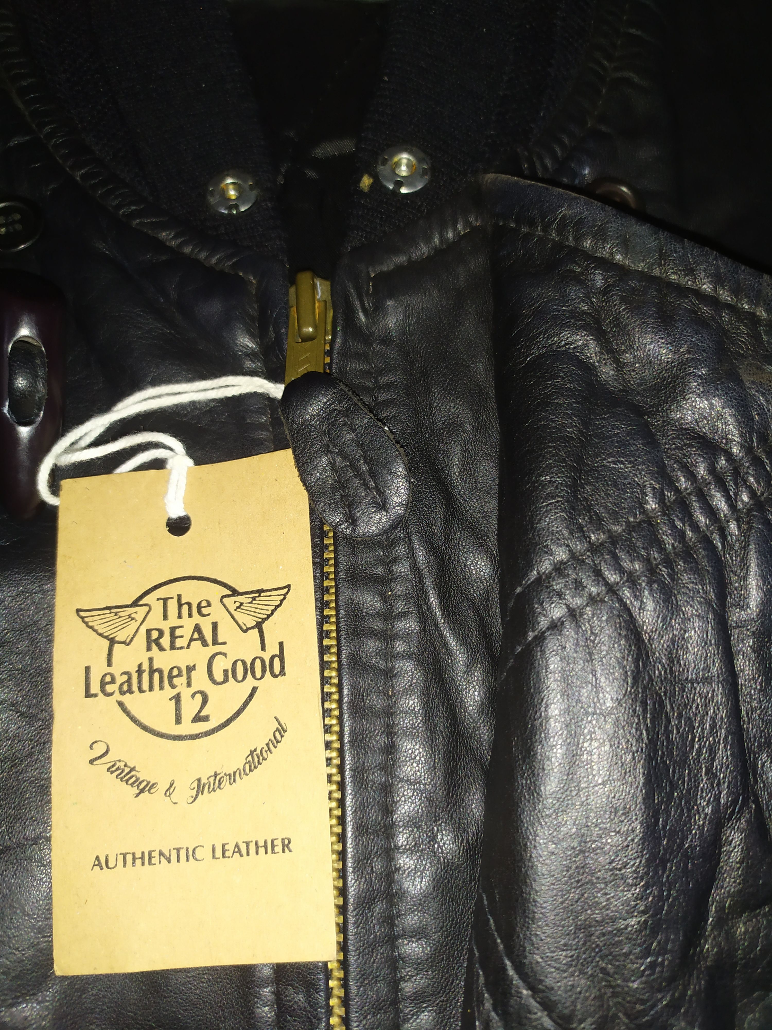 Designer × Kansai Yamamoto KANSAI 02 YAMAMOTO COMPANY IMPACT LEATHER BOMBER JACKET Size US M / EU 48-50 / 2 - 4 Thumbnail