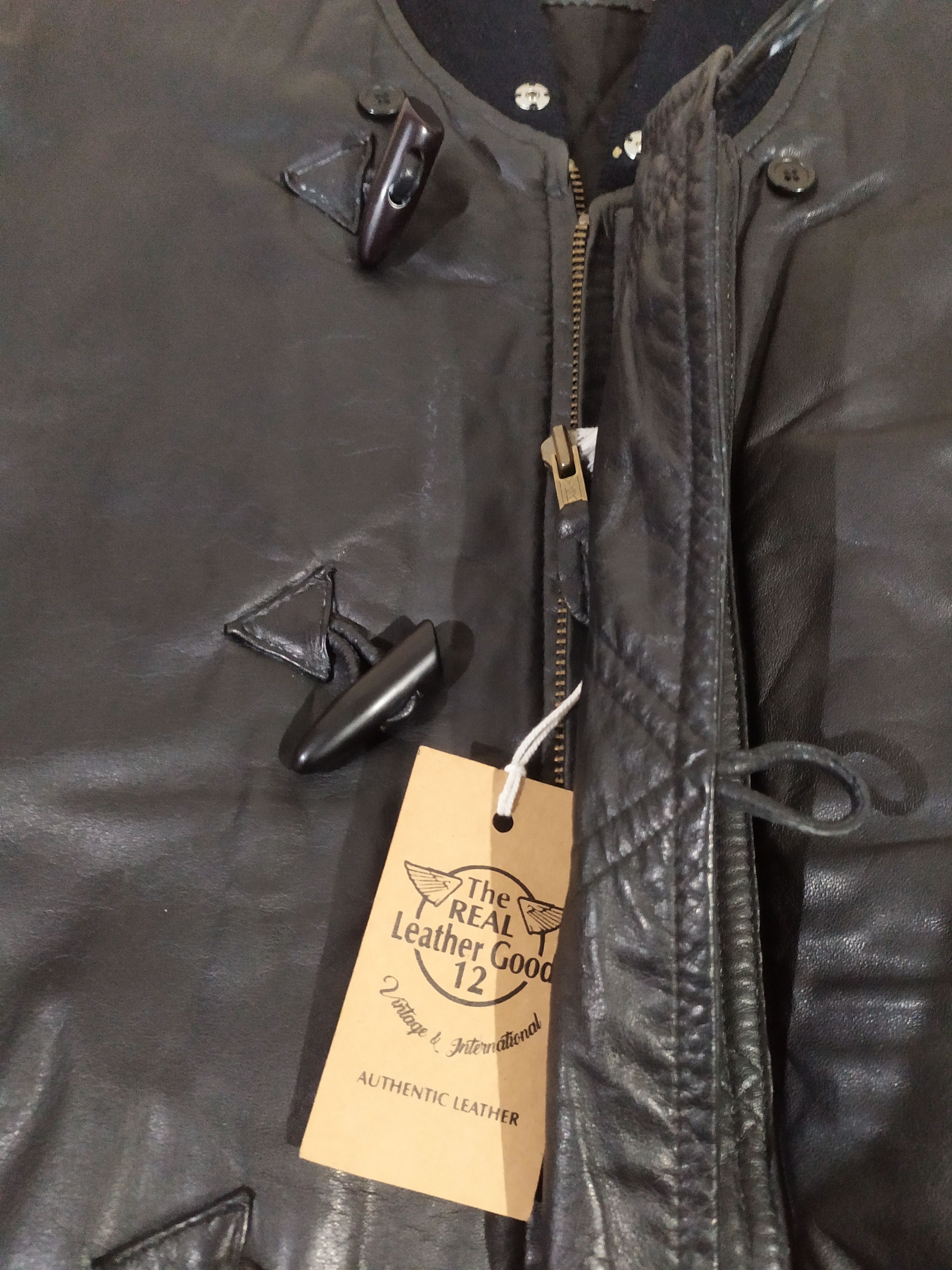 Designer × Kansai Yamamoto KANSAI 02 YAMAMOTO COMPANY IMPACT LEATHER BOMBER JACKET Size US M / EU 48-50 / 2 - 6 Thumbnail