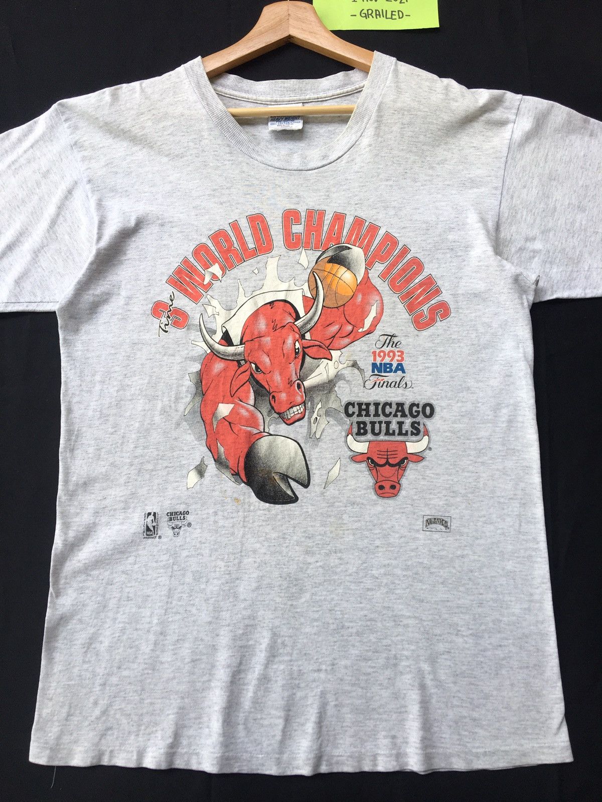 NBA Vintage 90s Chicago Bulls NBA Large Size Tshirt Size US M / EU 48-50 / 2 - 5 Thumbnail