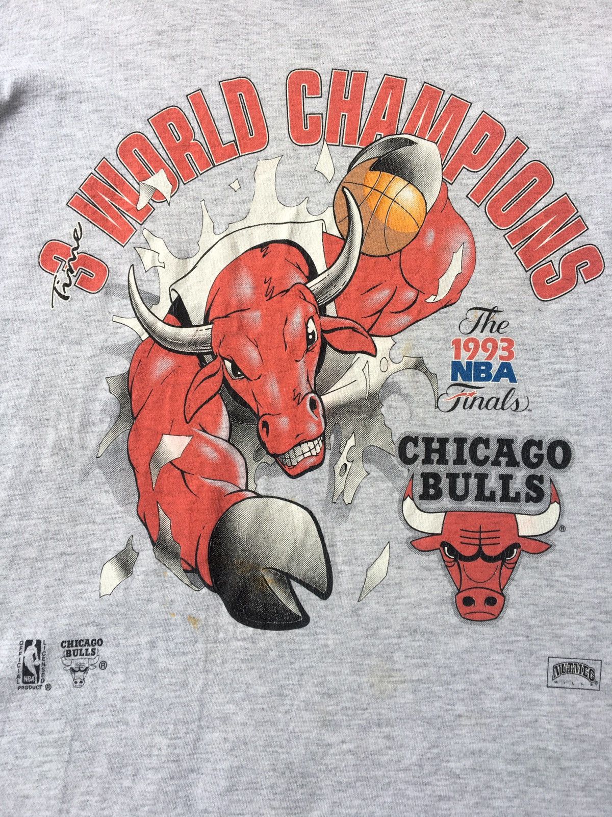 NBA Vintage 90s Chicago Bulls NBA Large Size Tshirt Size US M / EU 48-50 / 2 - 6 Thumbnail