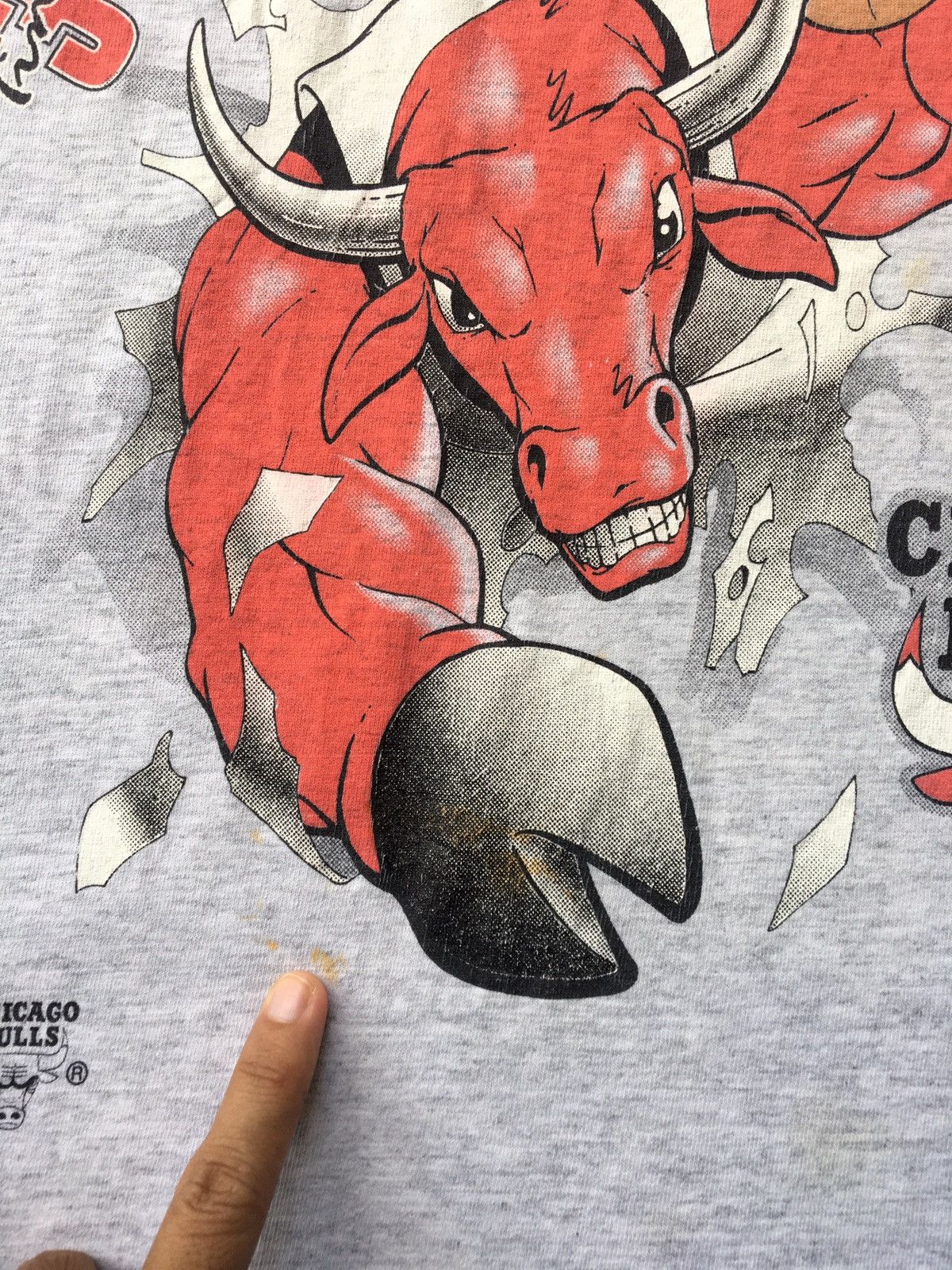 NBA Vintage 90s Chicago Bulls NBA Large Size Tshirt Size US M / EU 48-50 / 2 - 7 Thumbnail