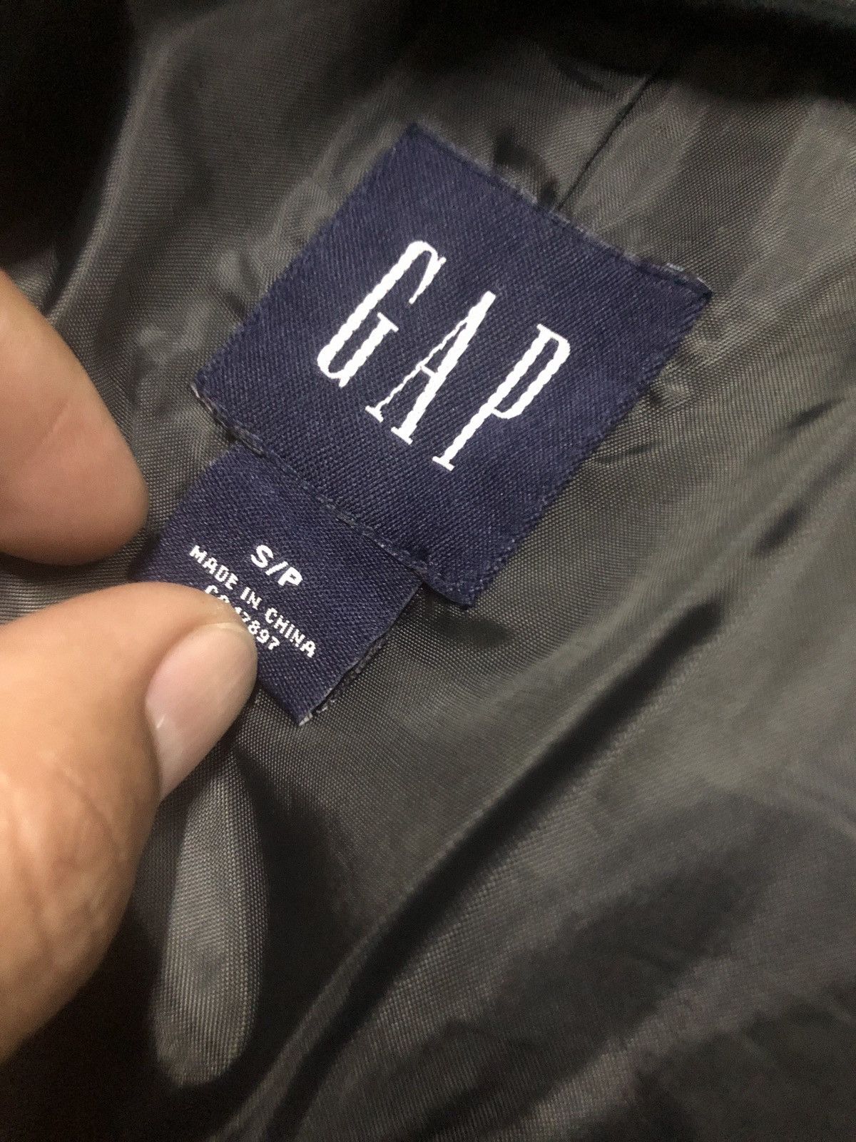 Gap × Other Vintage GAP Navy Blue Long Tailored Coat - Single-Breasted Size US S / EU 44-46 / 1 - 5 Thumbnail