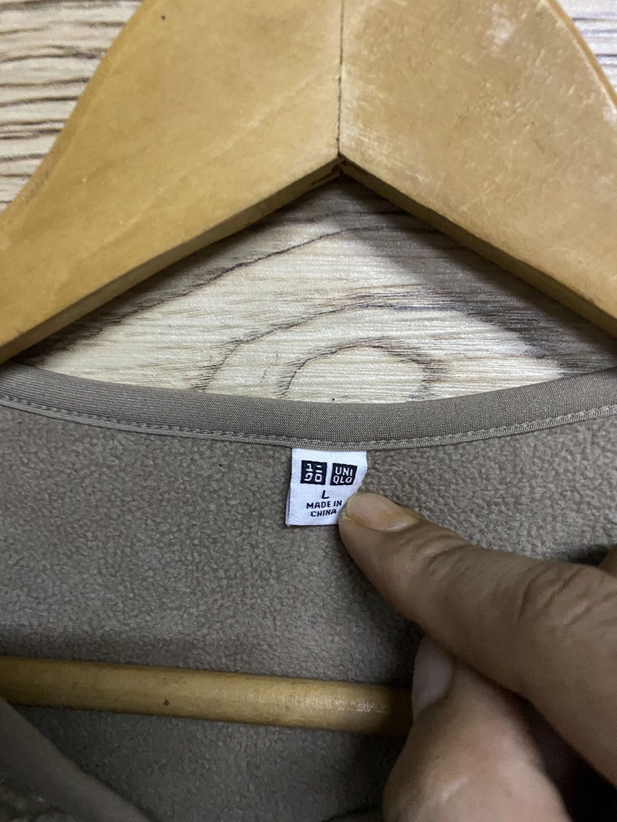 Japanese Brand × Uniqlo Uniqlo Sherpa Fleece Jacket - Light Olive - Button-Up Size US M / EU 48-50 / 2 - 5 Thumbnail