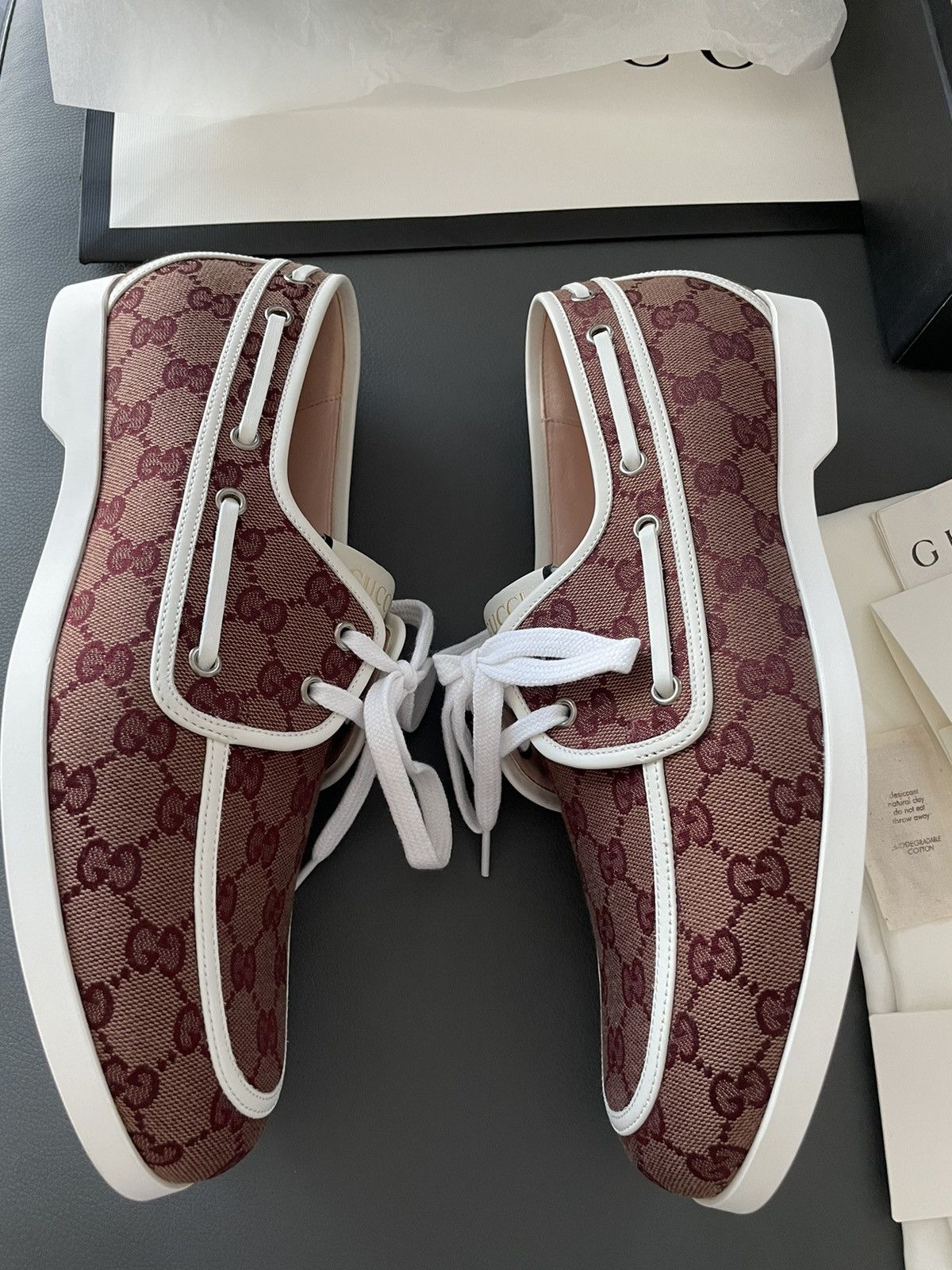 Gucci Gucci Logo Super Runway Iconic Sahara Monogram Loafer Size US 9.5 / EU 42-43 - 22 Thumbnail