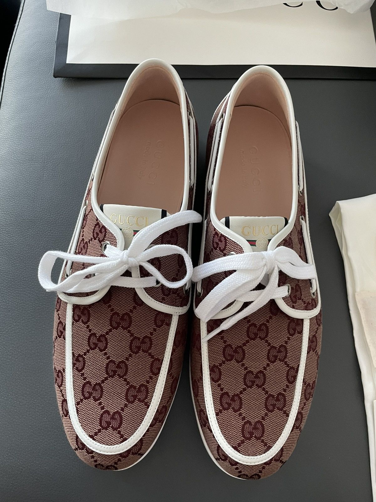 Gucci Gucci Logo Super Runway Iconic Sahara Monogram Loafer Size US 9.5 / EU 42-43 - 13 Thumbnail