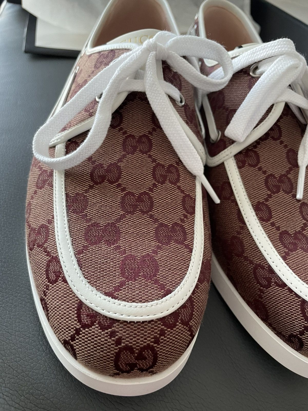 Gucci Gucci Logo Super Runway Iconic Sahara Monogram Loafer Size US 9.5 / EU 42-43 - 25 Thumbnail