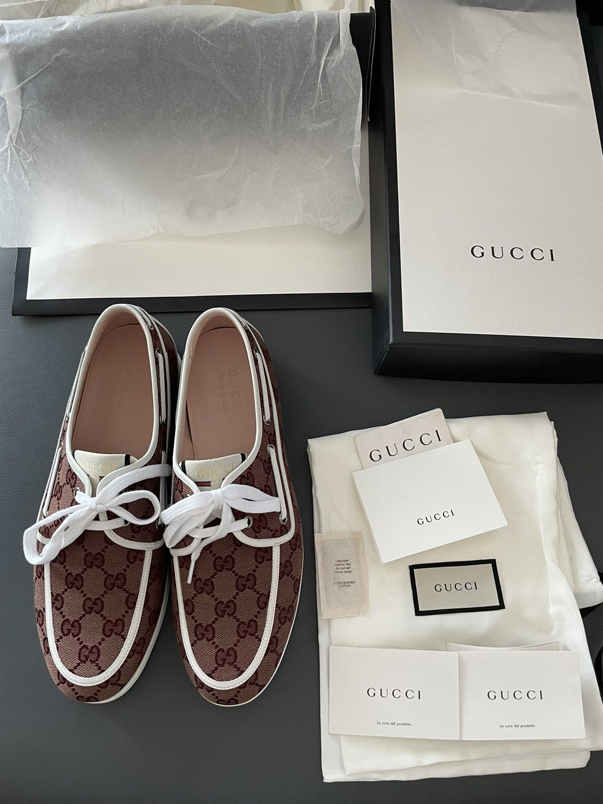 Gucci Gucci Logo Super Runway Iconic Sahara Monogram Loafer Size US 9.5 / EU 42-43 - 7 Thumbnail