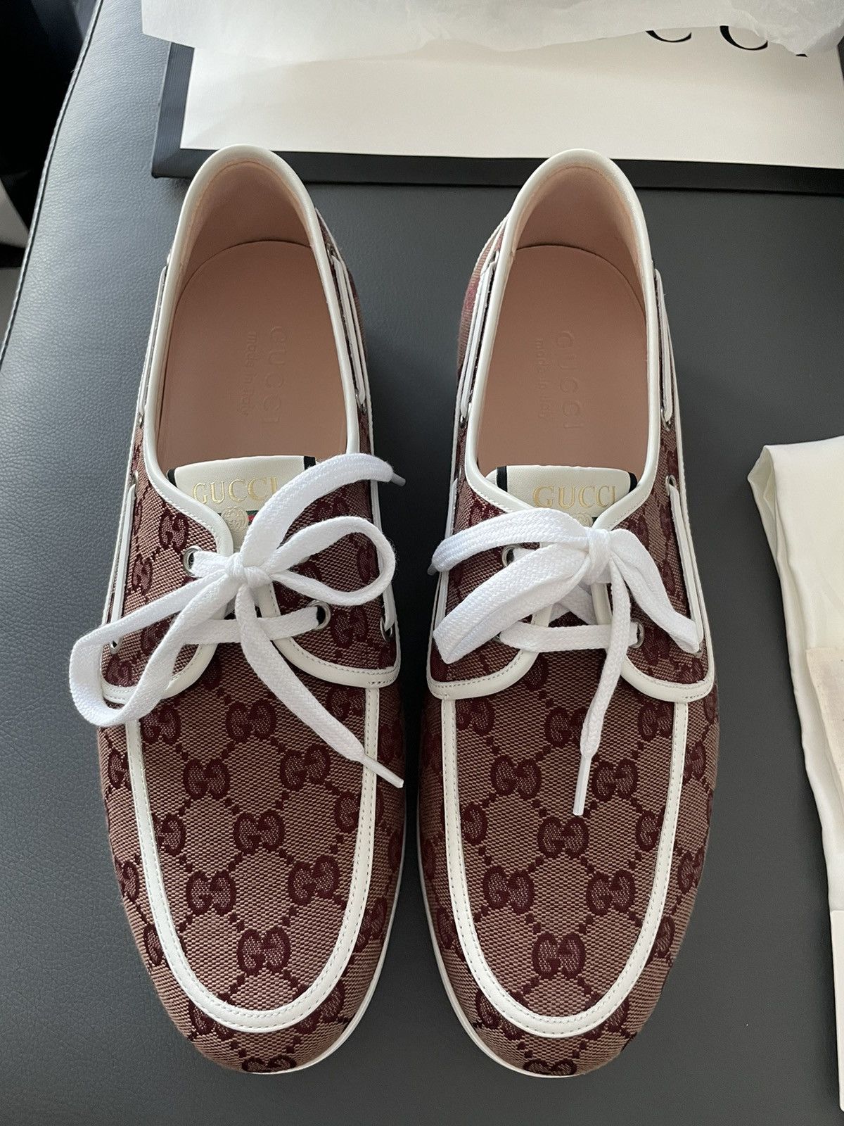 Gucci Gucci Logo Super Runway Iconic Sahara Monogram Loafer Size US 9.5 / EU 42-43 - 10 Thumbnail