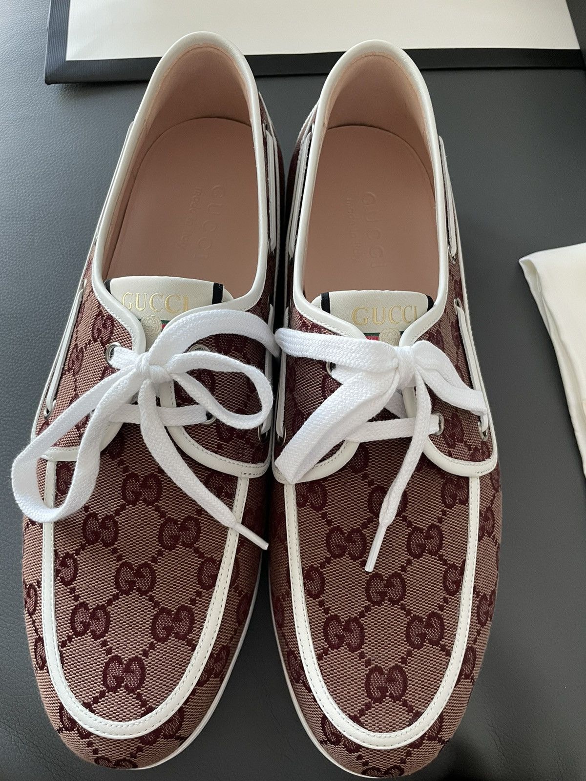Gucci Gucci Logo Super Runway Iconic Sahara Monogram Loafer Size US 9.5 / EU 42-43 - 24 Thumbnail