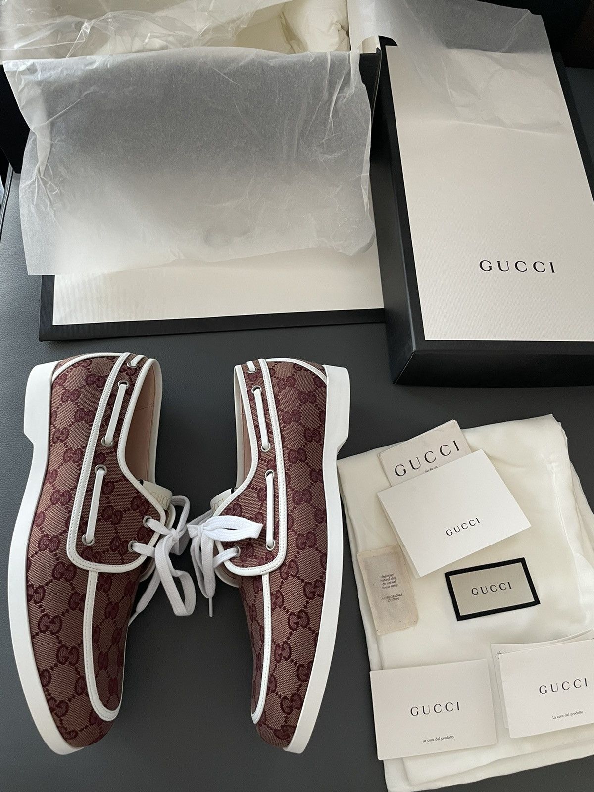Gucci Gucci Logo Super Runway Iconic Sahara Monogram Loafer Size US 9.5 / EU 42-43 - 21 Thumbnail