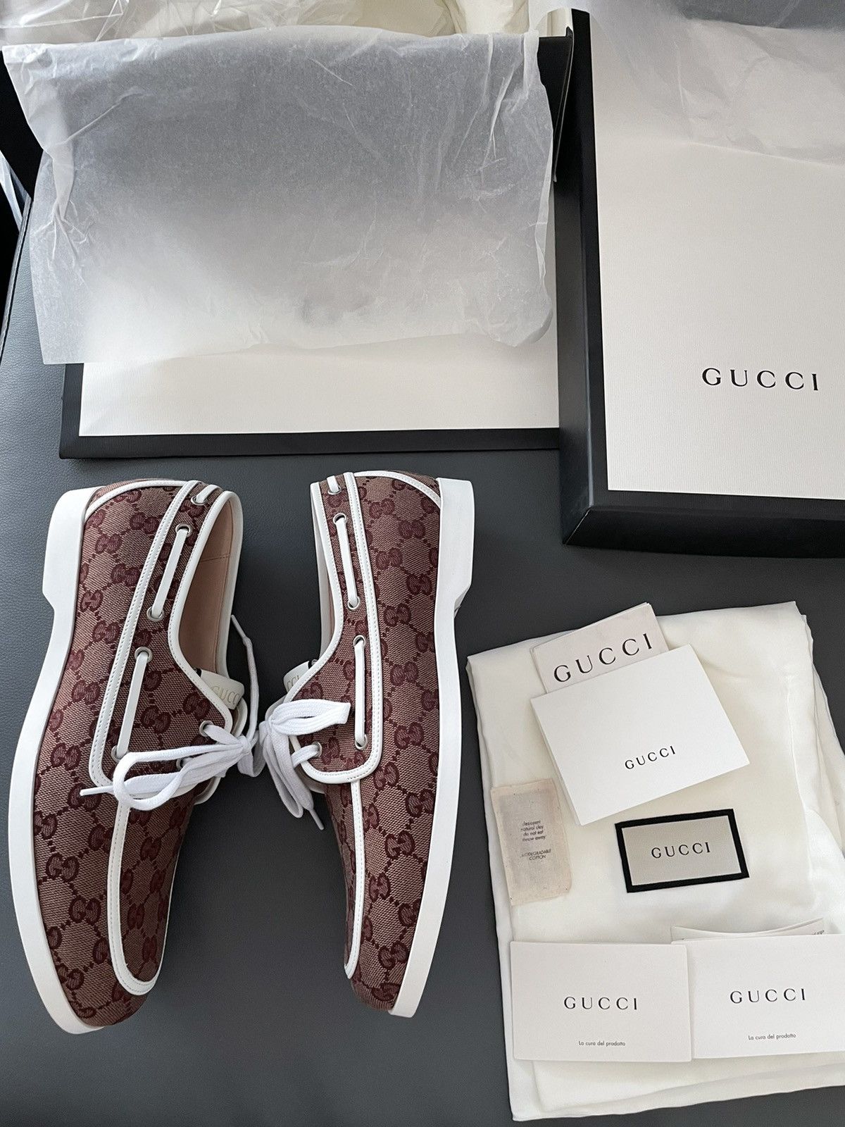 Gucci Gucci Logo Super Runway Iconic Sahara Monogram Loafer Size US 9.5 / EU 42-43 - 2 Thumbnail