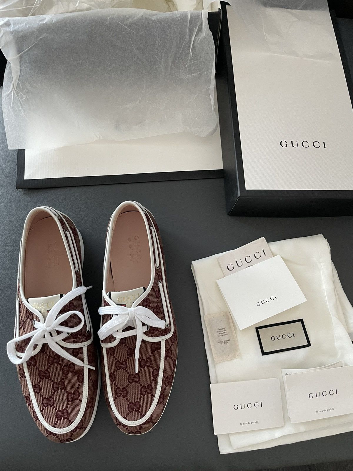 Gucci Gucci Logo Super Runway Iconic Sahara Monogram Loafer Size US 9.5 / EU 42-43 - 20 Thumbnail