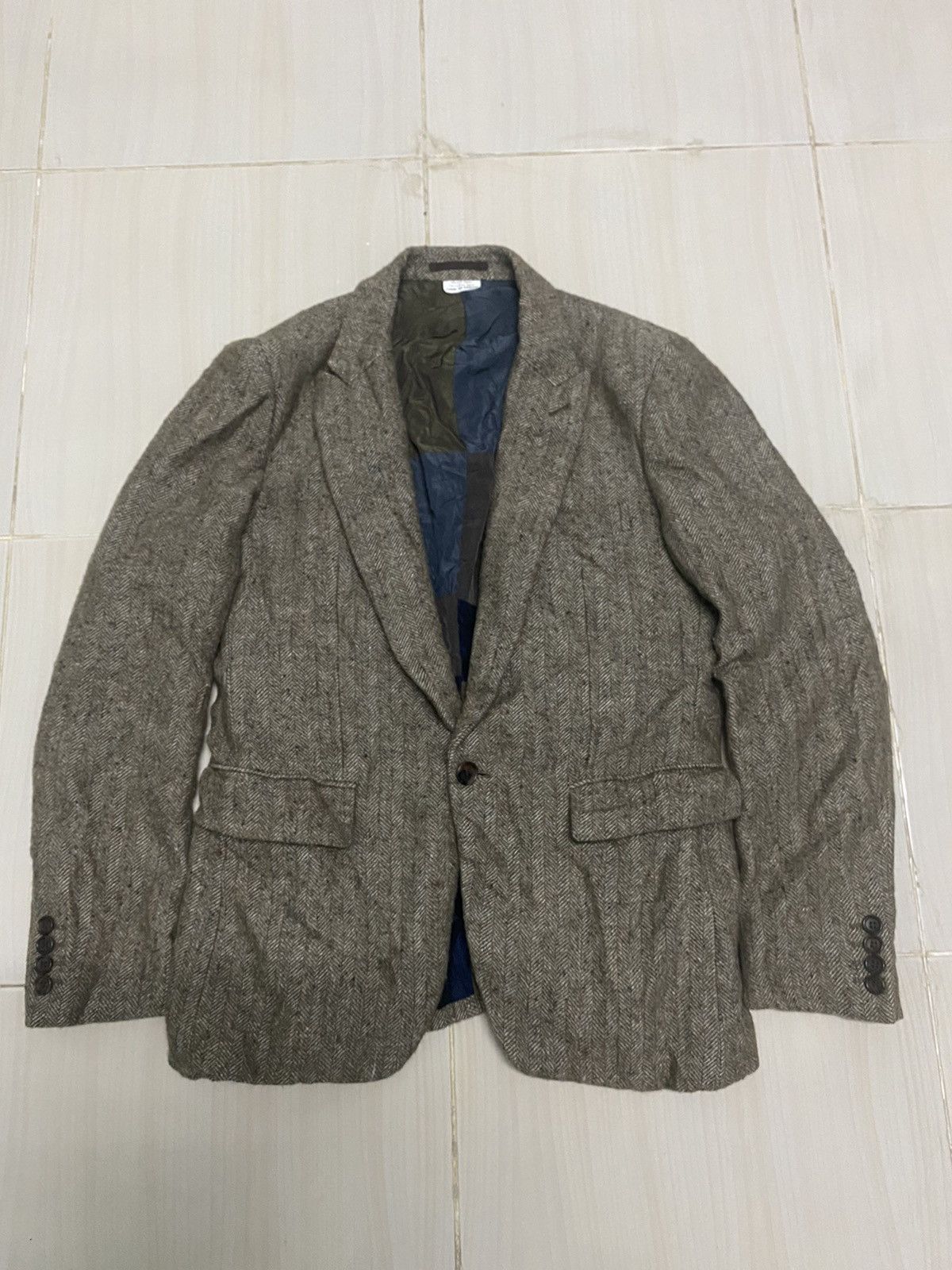 Comme des Garcons Comme des garçons patchwork inside blazer light jackets Size US S / EU 44-46 / 1 - 3 Thumbnail