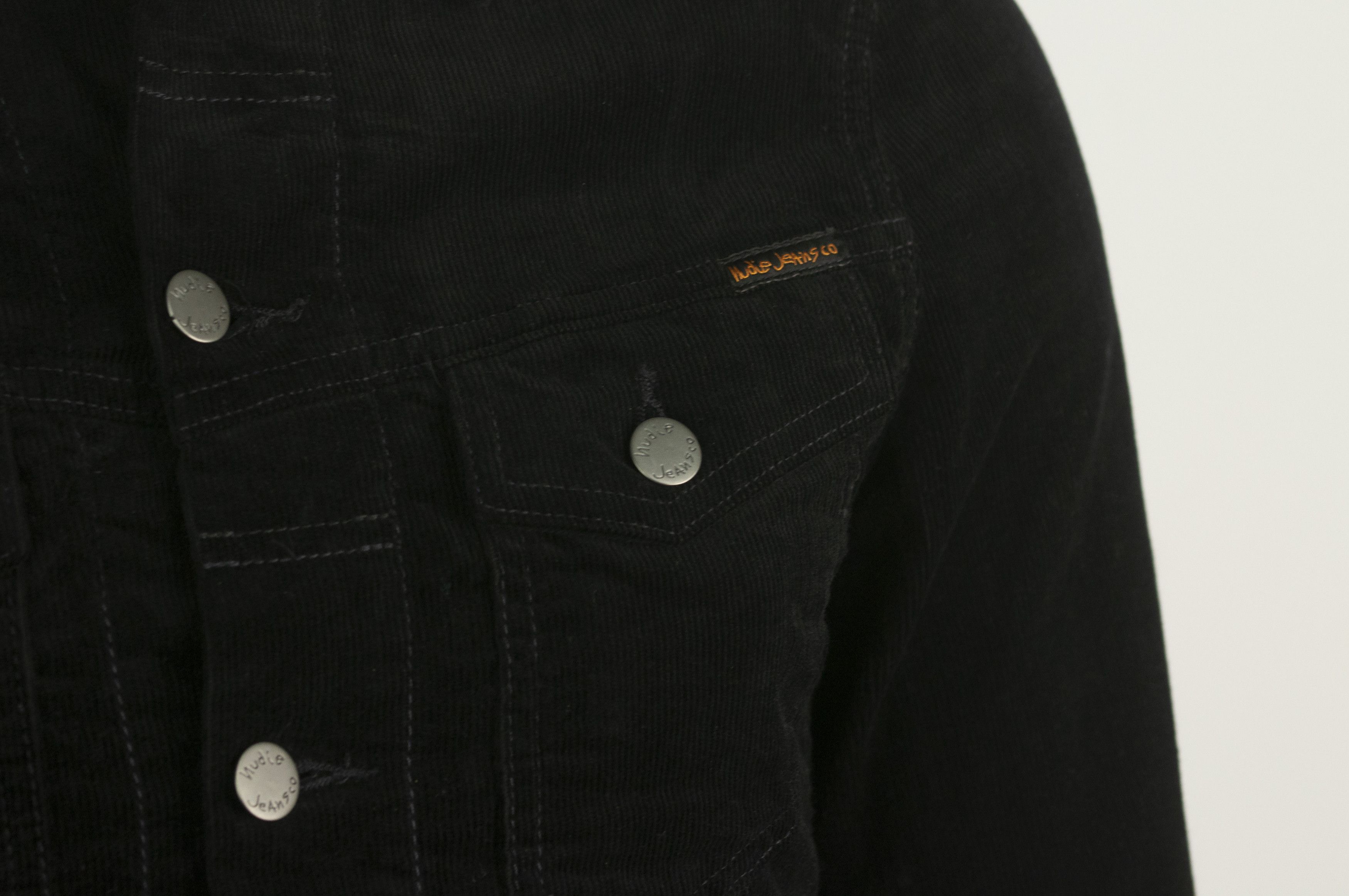 Nudie Jeans Nudie Billy Cord Jacket Corduroy Trucker Black Size S Size US S / EU 44-46 / 1 - 3 Thumbnail