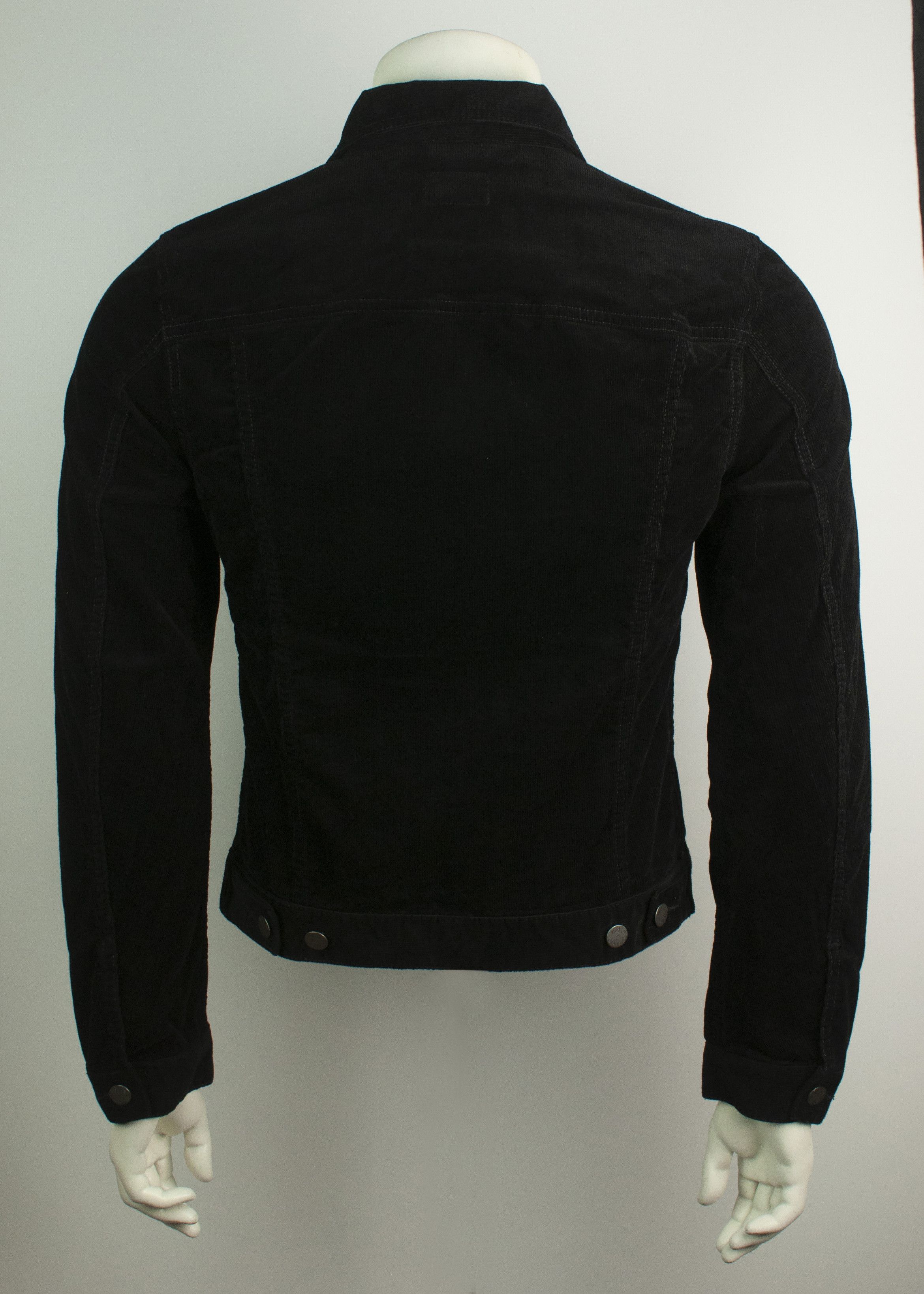 Nudie Jeans Nudie Billy Cord Jacket Corduroy Trucker Black Size S Size US S / EU 44-46 / 1 - 4 Thumbnail