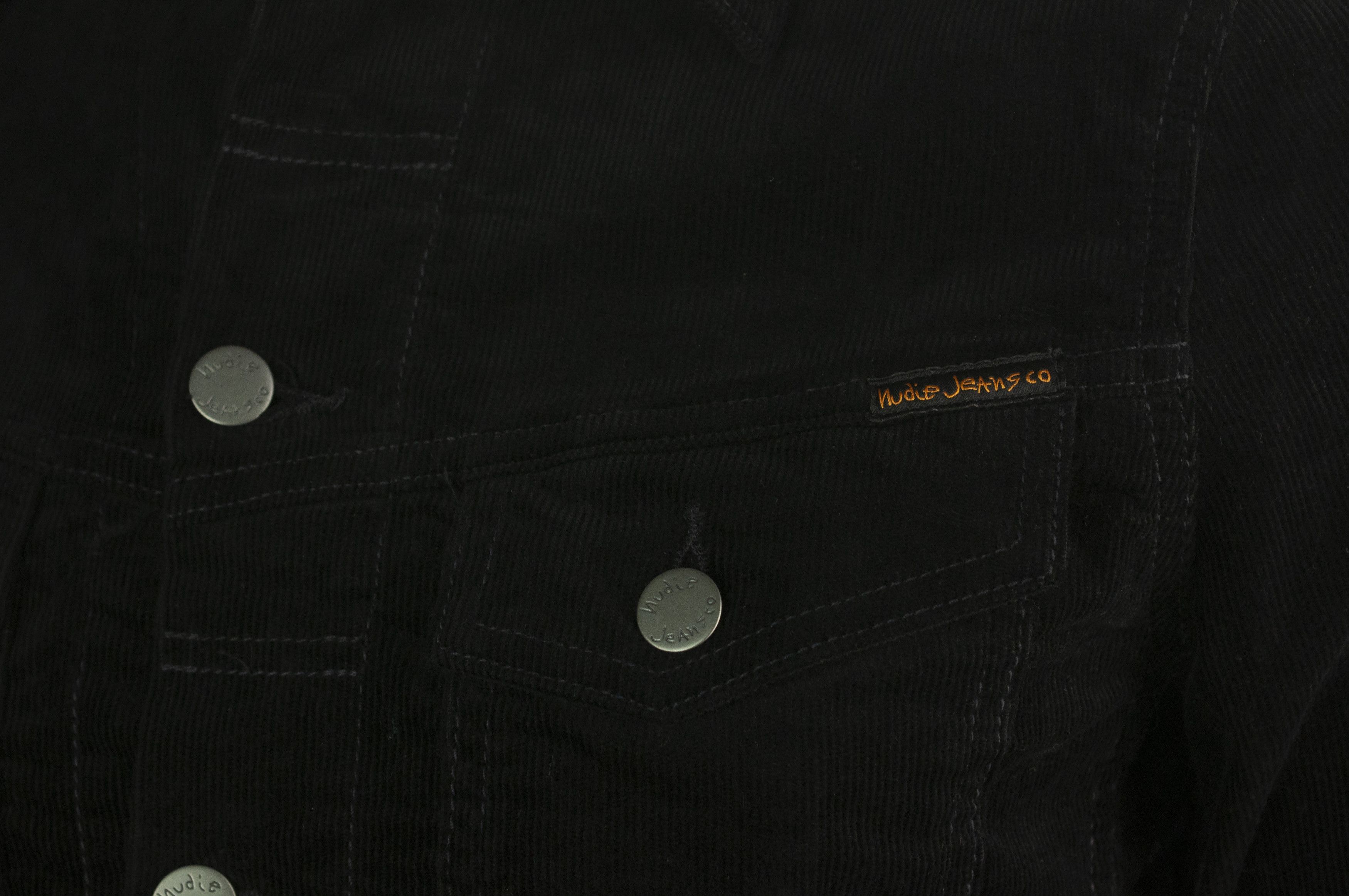 Nudie Jeans Nudie Billy Cord Jacket Corduroy Trucker Black Size S Size US S / EU 44-46 / 1 - 5 Thumbnail