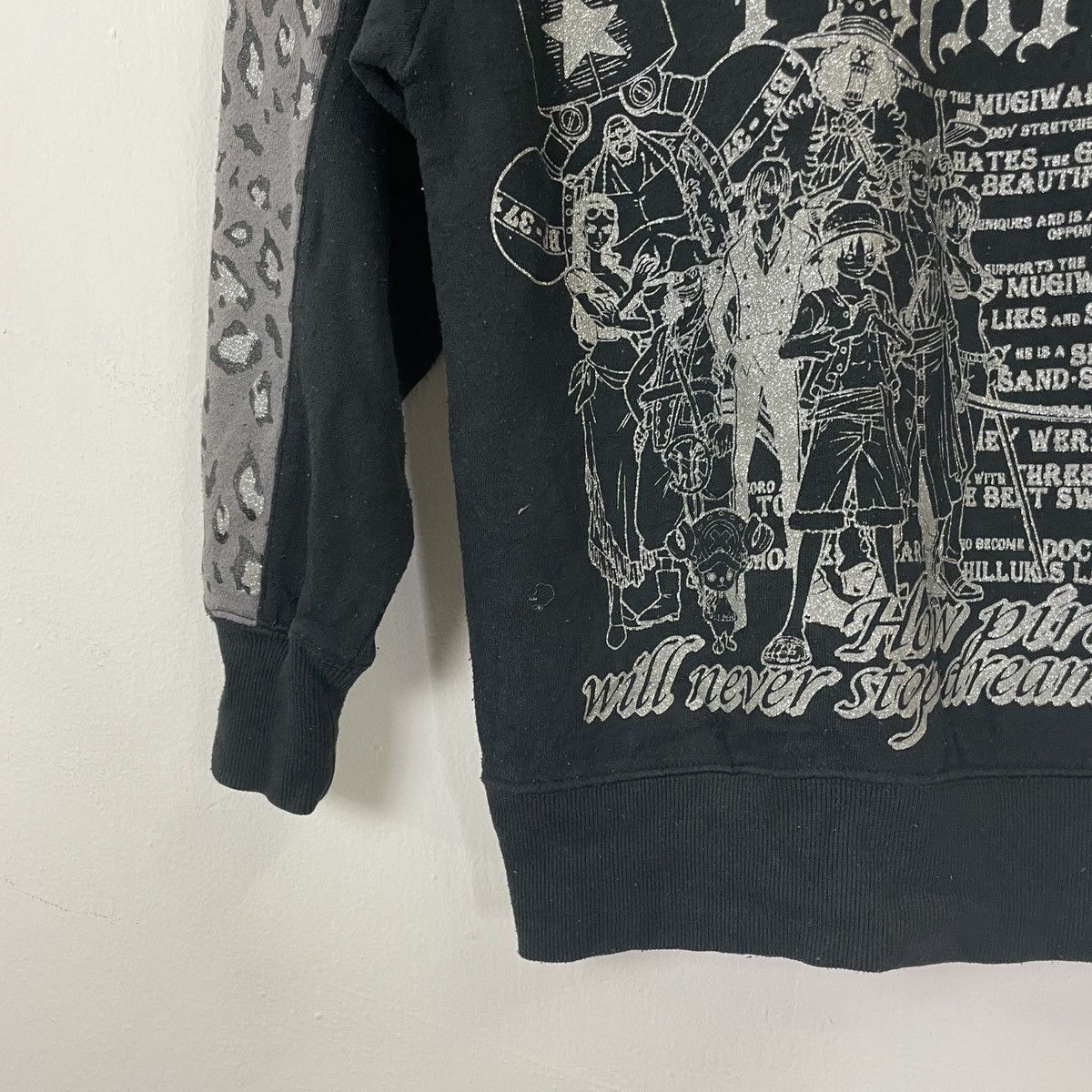 Anime Vintage One Piece Hoodies Sweatshirt Size US XS / EU 42 / 0 - 7 Thumbnail