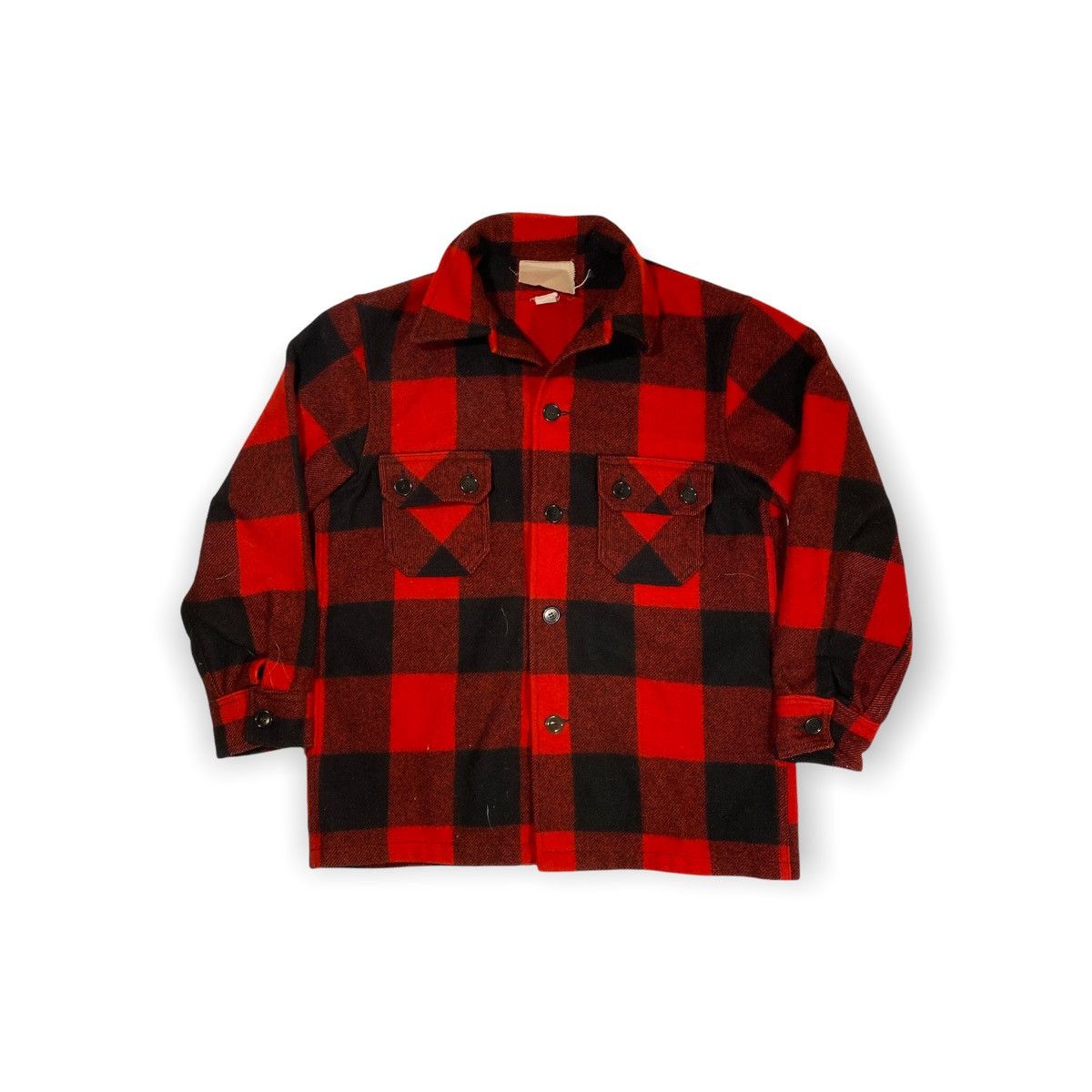 Pendleton × Vintage 60’s Buffalo Check Plaid Wool Flannel Shirt Size US L / EU 52-54 / 3 - 1 Thumbnail