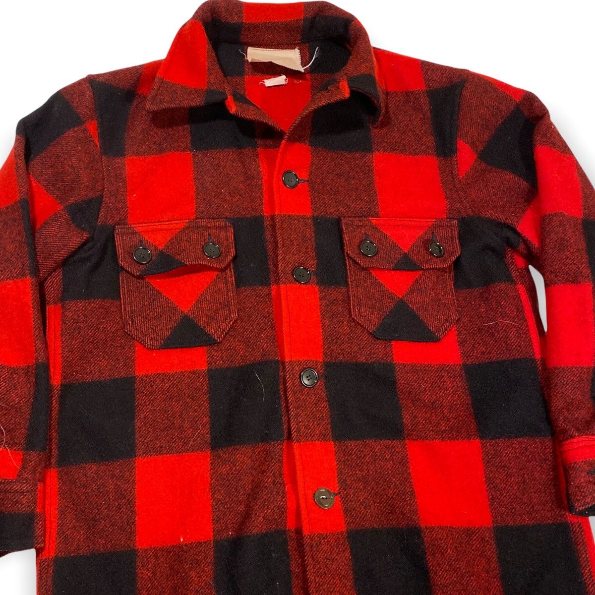 Pendleton × Vintage 60’s Buffalo Check Plaid Wool Flannel Shirt Size US L / EU 52-54 / 3 - 4 Thumbnail