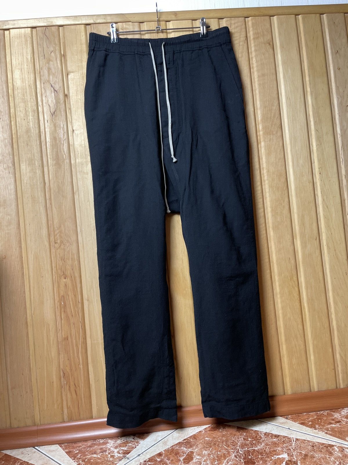 Rick Owens Wool Drop Crotch Pants Size US 33 - 3 Thumbnail